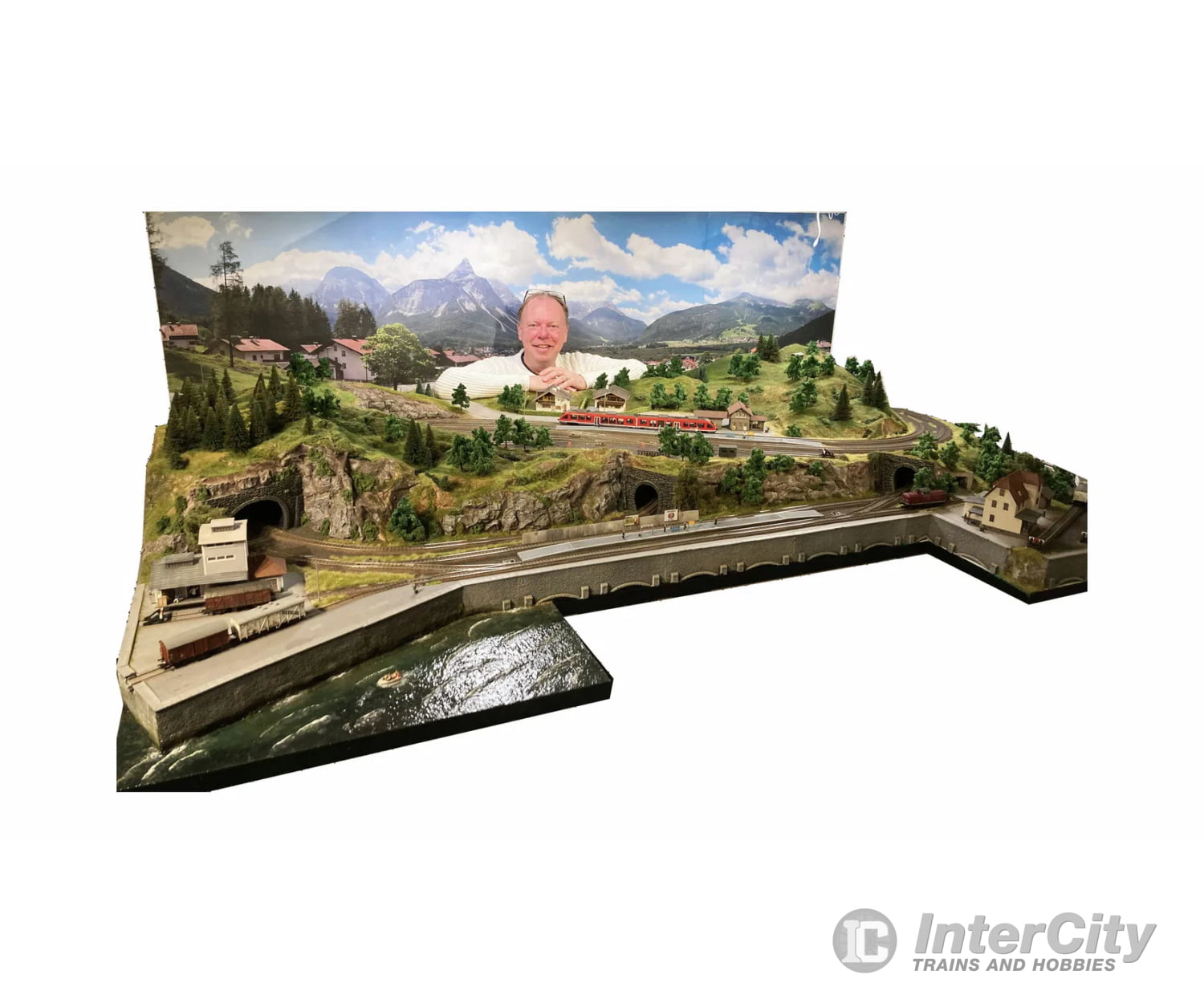 Noch 53610 HO easy TRACK Railway Route Kit ’Martinstadt’ Layout Kits