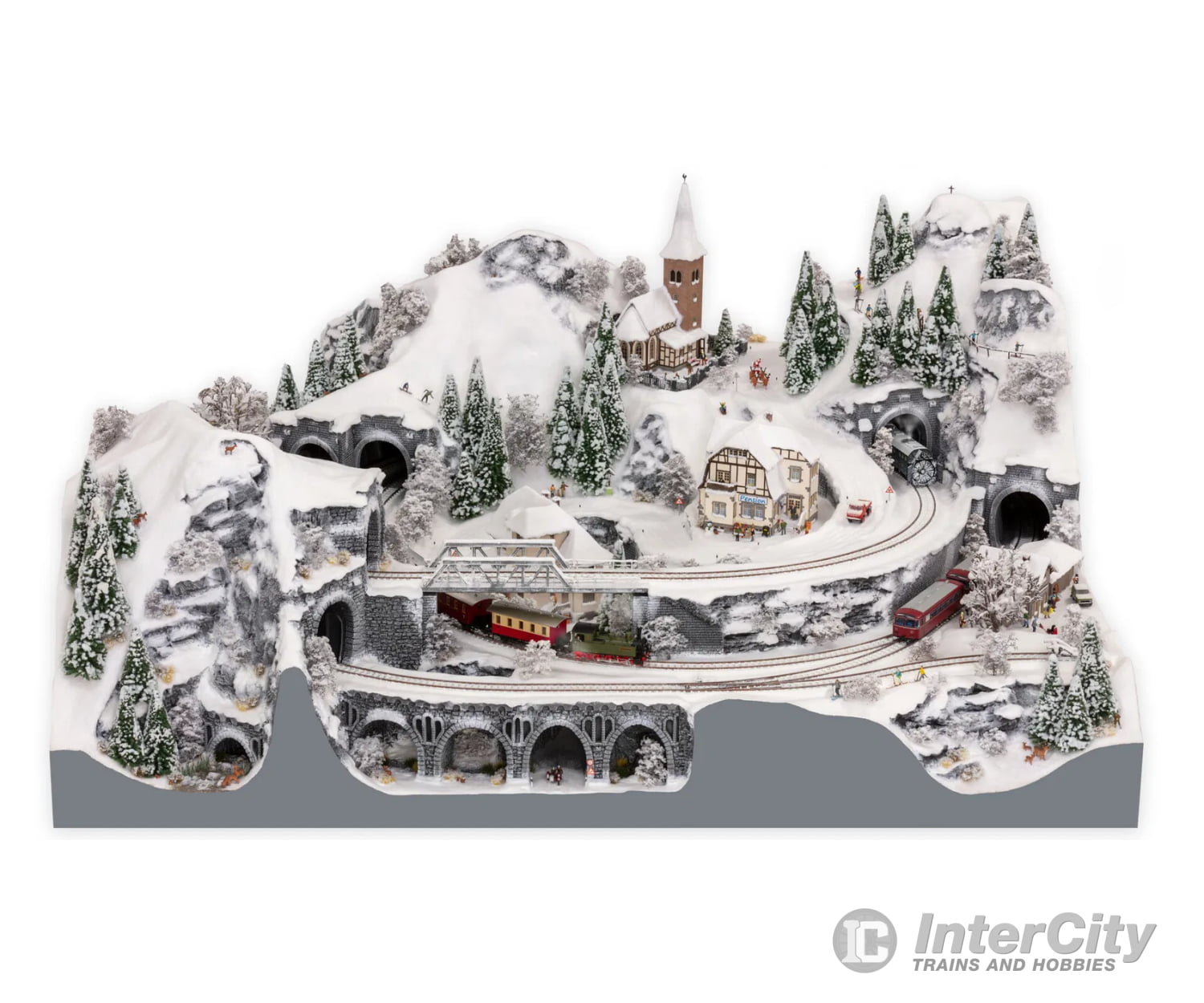 Noch 53615 HO easy TRACK Railway Route Kit “Theisensee” Layout Kits