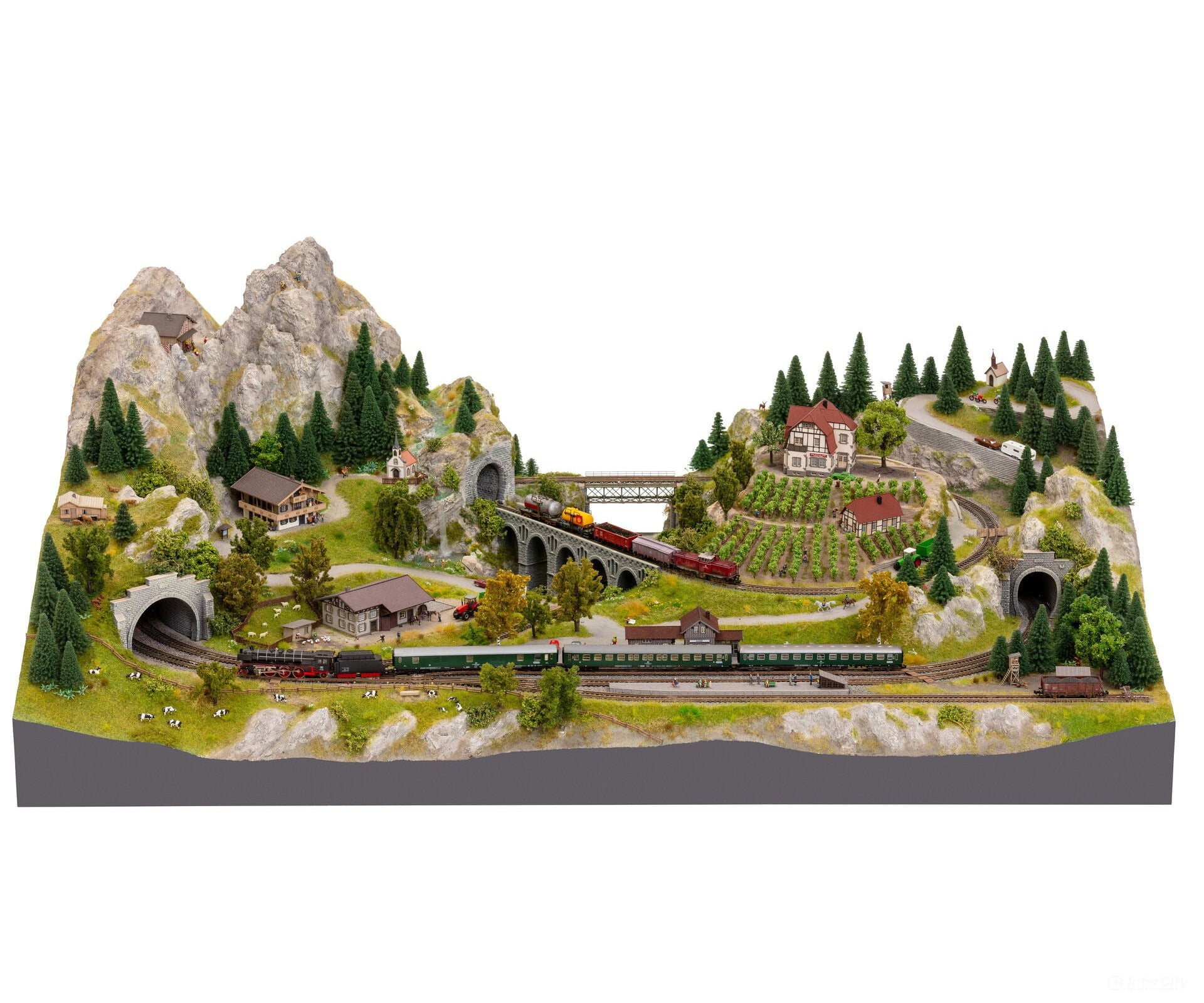 Noch 53700 N easy TRACK Railway Route Kit ‘Mittelberg’ Layout Kits