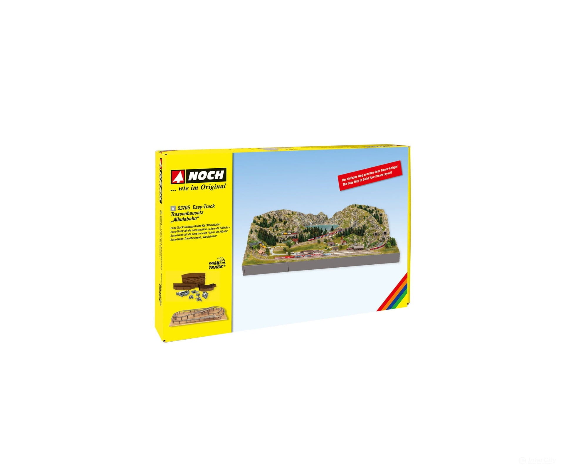 Noch 53705 N easy TRACK Railway Route Kit ’Albulabahn’ Layout Kits