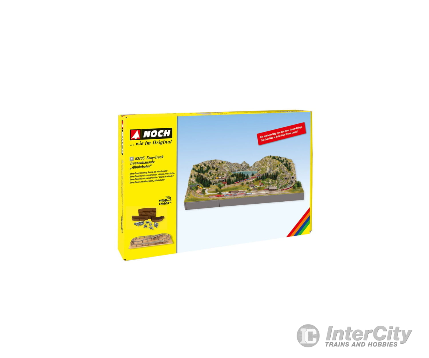 Noch 53705 N easy TRACK Railway Route Kit ’Albulabahn’ Layout Kits