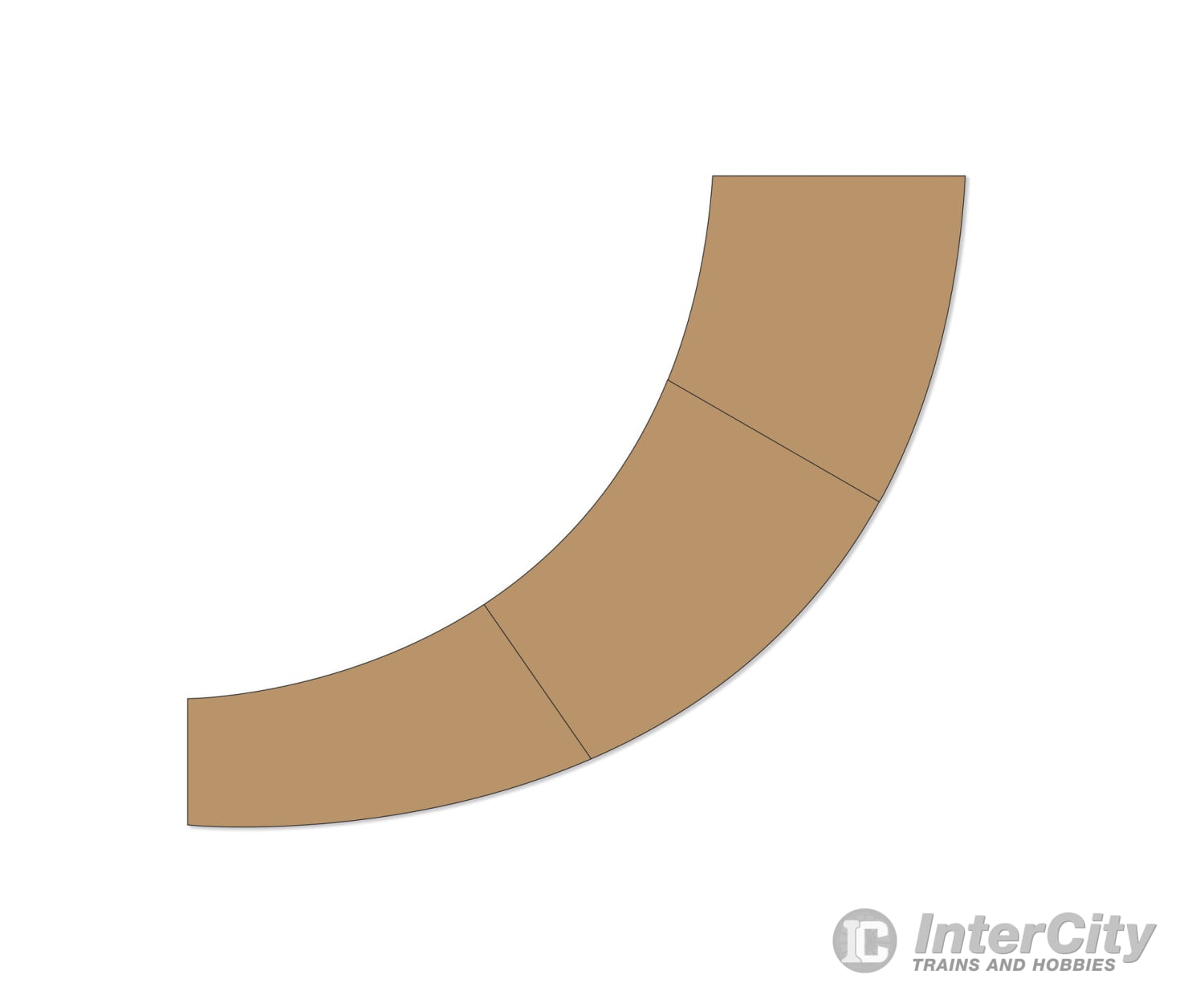 Noch 53881 HO TT N easy TRACK Curved Turnout Set 671_672 Layout Kits