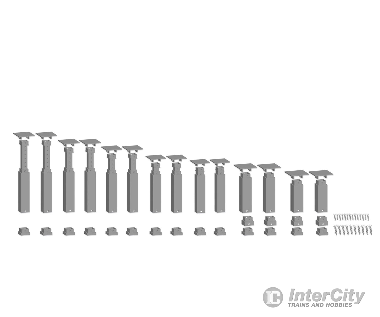 Noch 53941 HO TT N easy TRACK Pillar Set Top Layout Kits