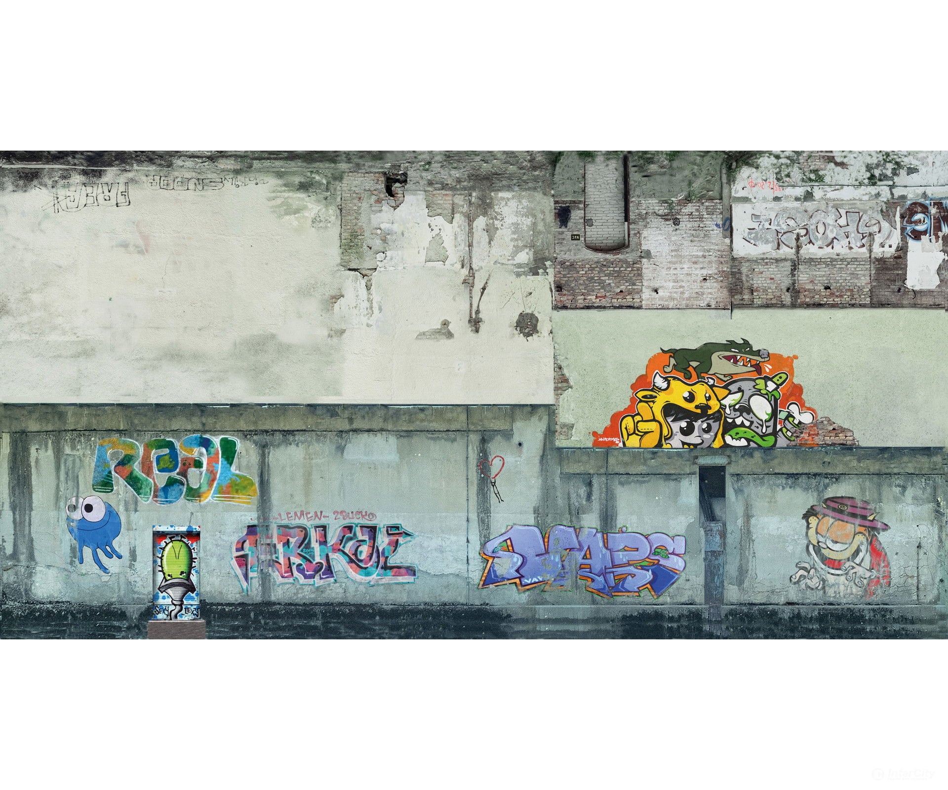 Noch 56669 HO 3D Cardboard Sheet ’Industrial Walls’ Other Scenery