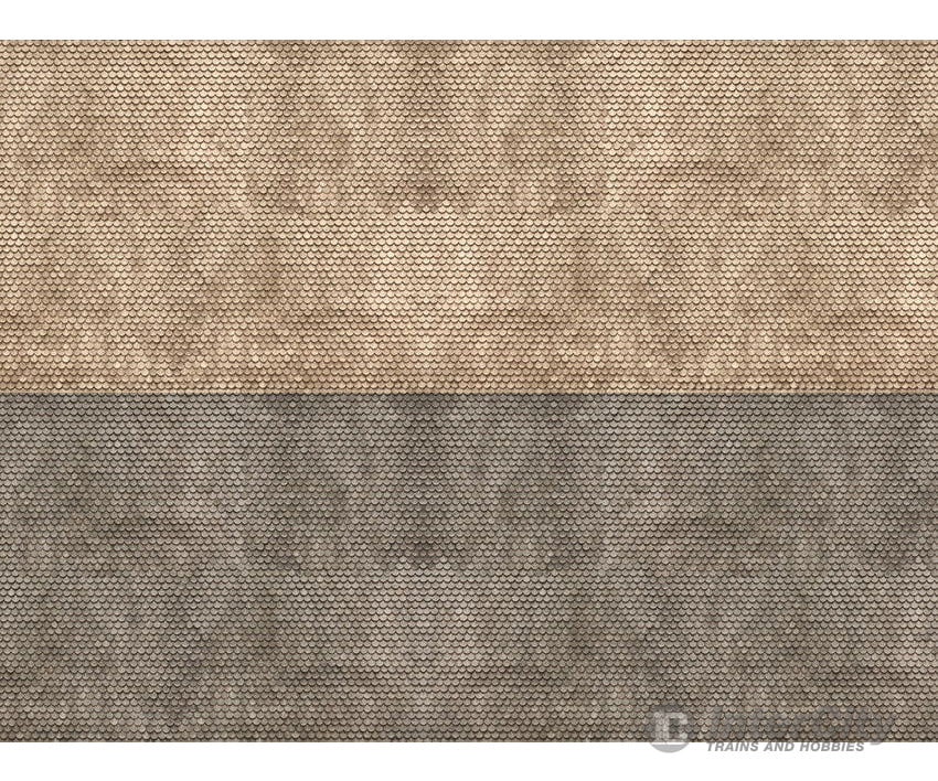 Noch 56971 N 3D Cardboard Sheet ’Plain Tiles’ Other Scenery