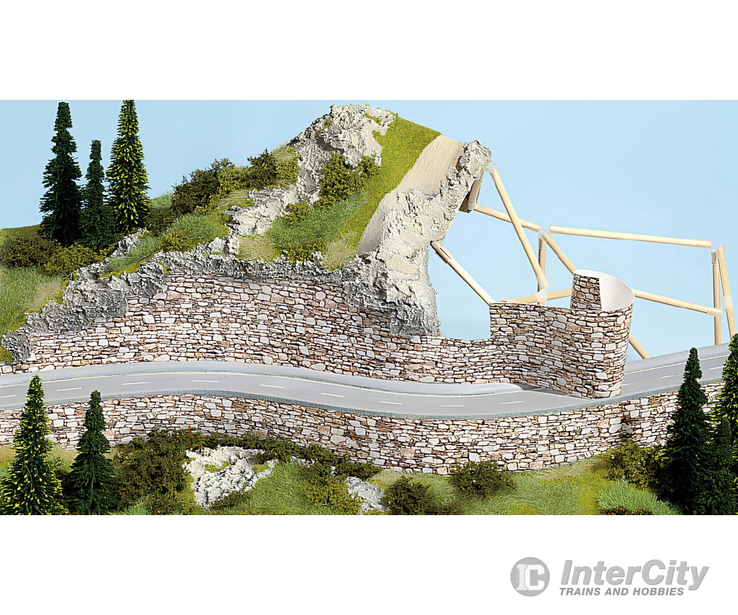 Noch 57560 HO TT O Wall Sheet ’Ashlar’ Other Scenery