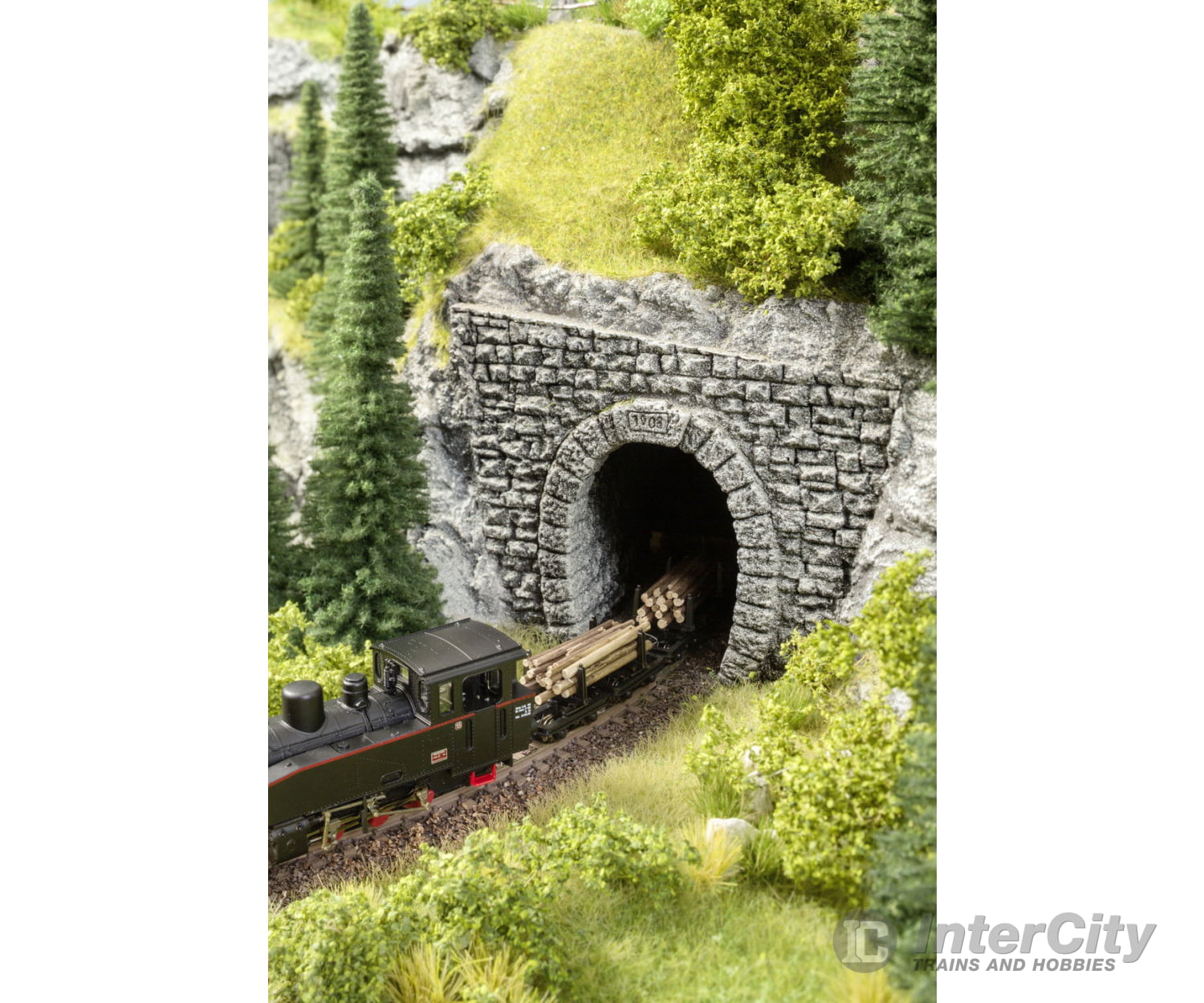 Noch 58026 hoe H0m Tunnel Portal Single Track for Narrow-Gauge Railways Tunnels & Bridges