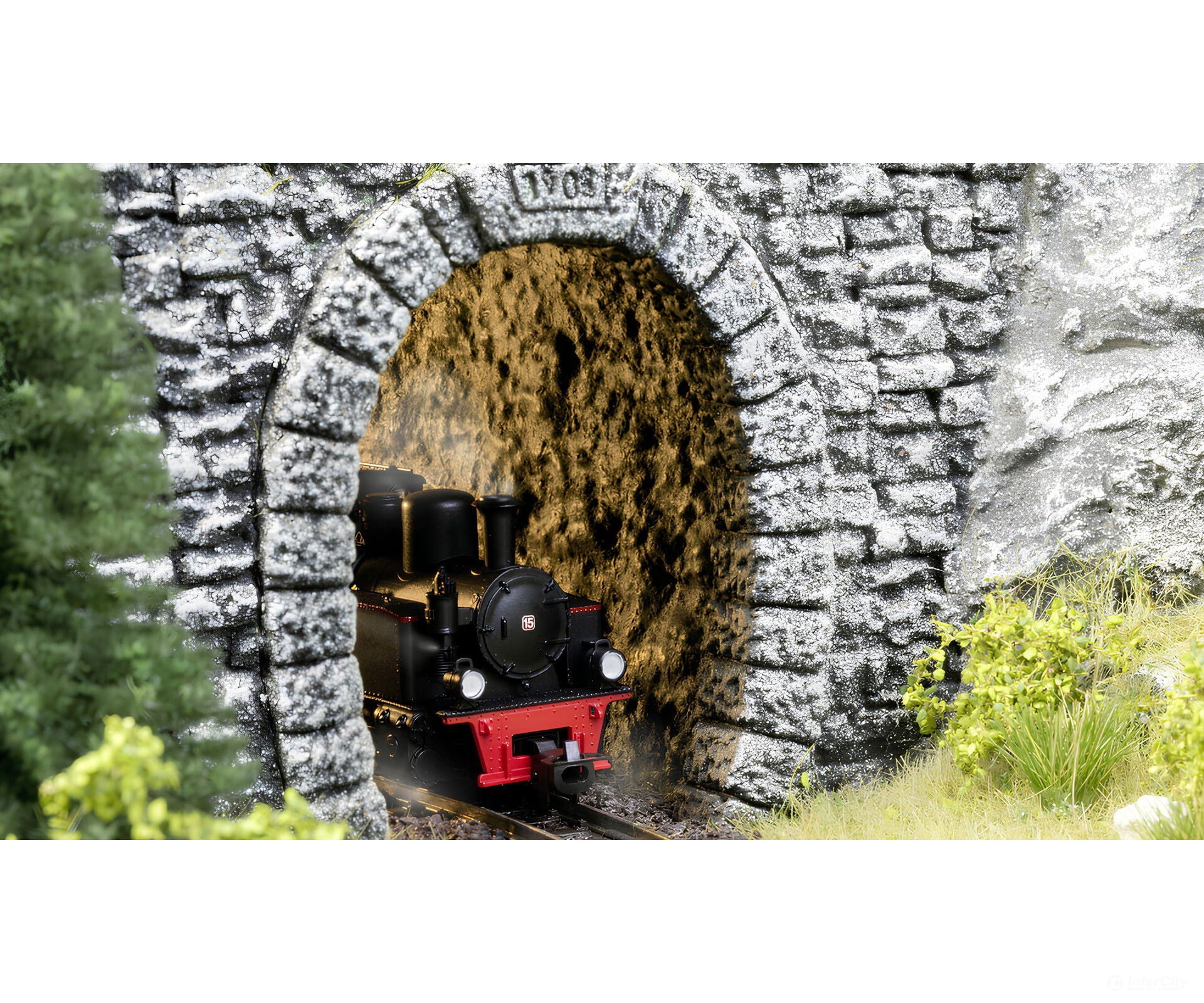 Noch 58026 hoe H0m Tunnel Portal Single Track for Narrow-Gauge Railways Tunnels & Bridges