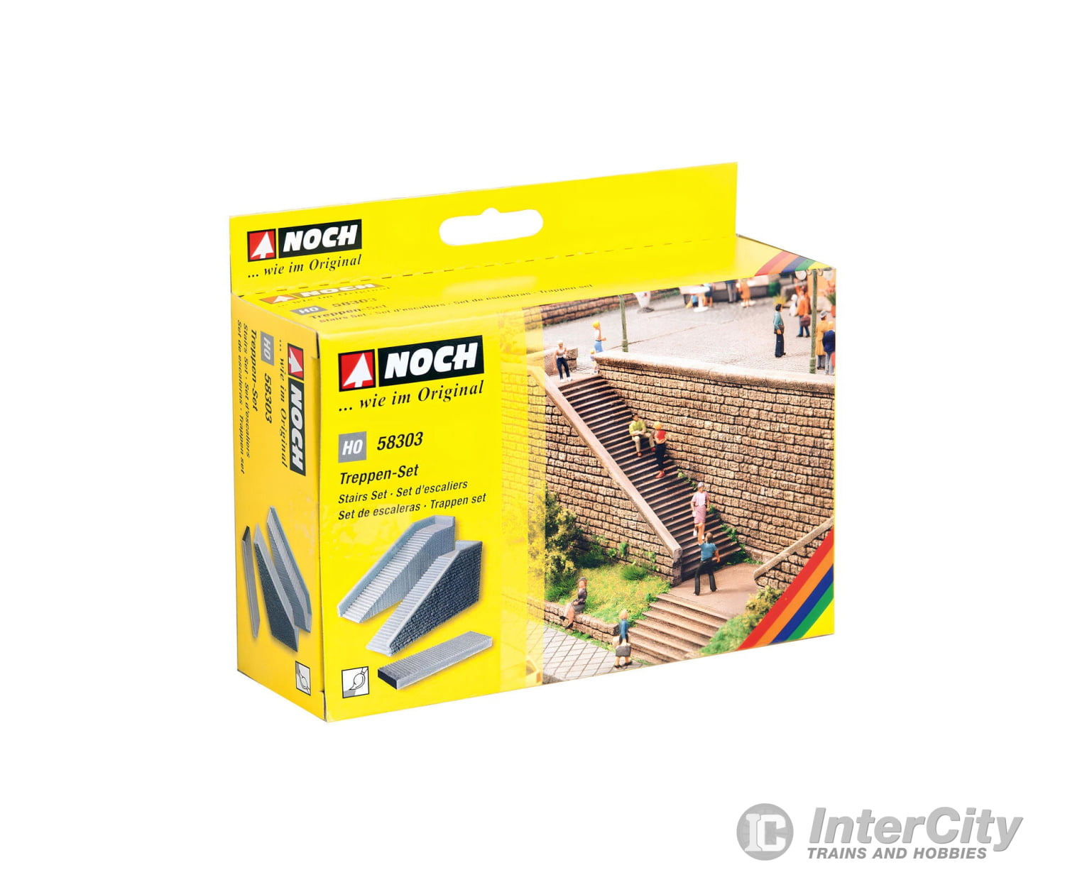 Noch 58303 HO Stairs Set Other Scenery