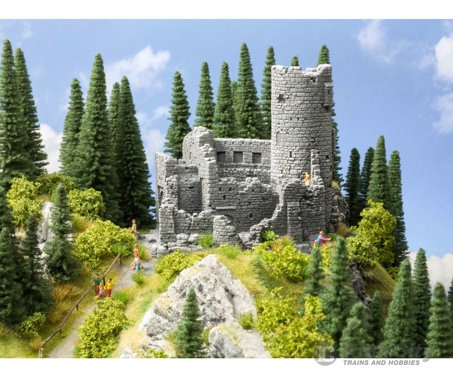 Noch 58605 HO Castle Ruin Structures