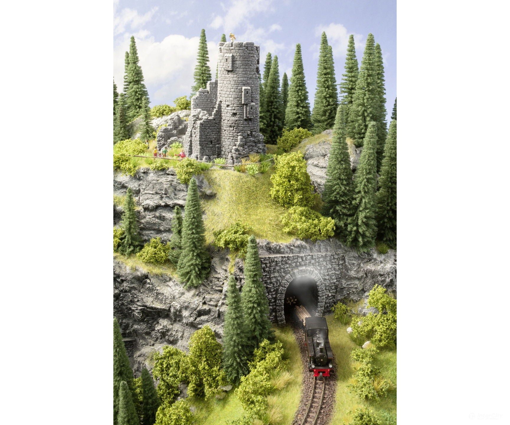 Noch 58605 HO Castle Ruin Structures