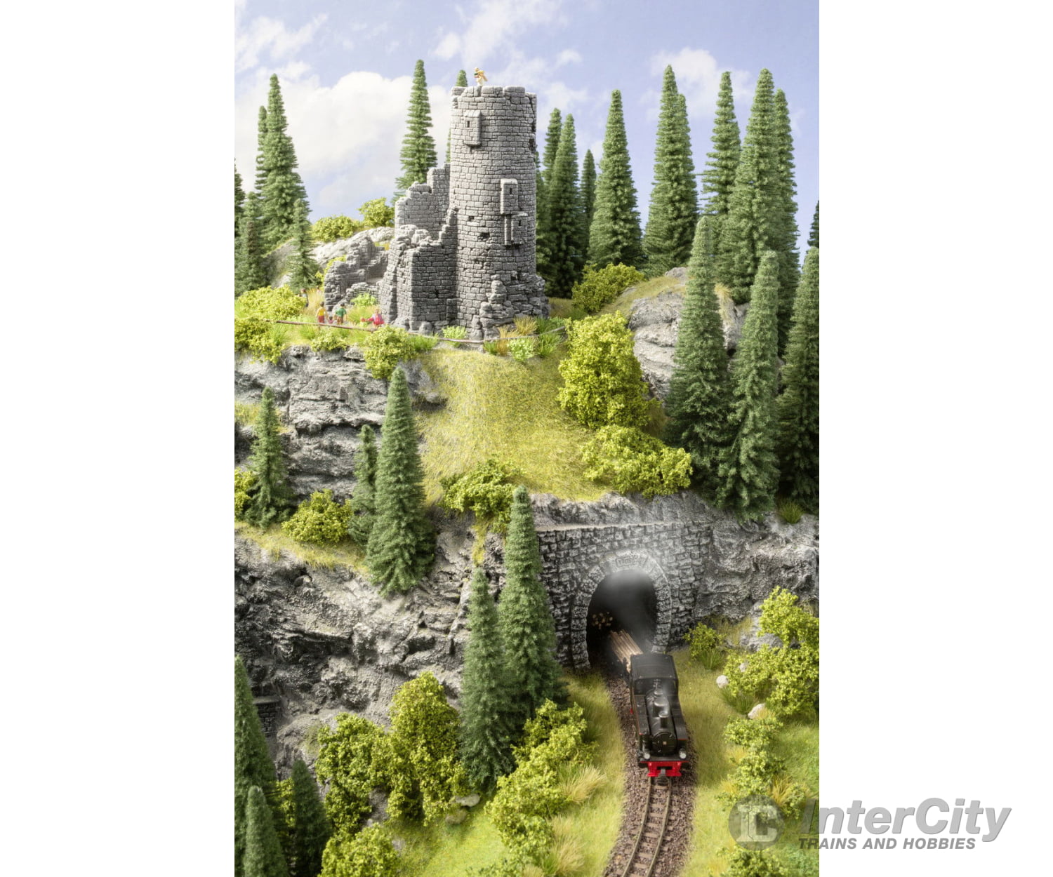 Noch 58605 HO Castle Ruin Structures