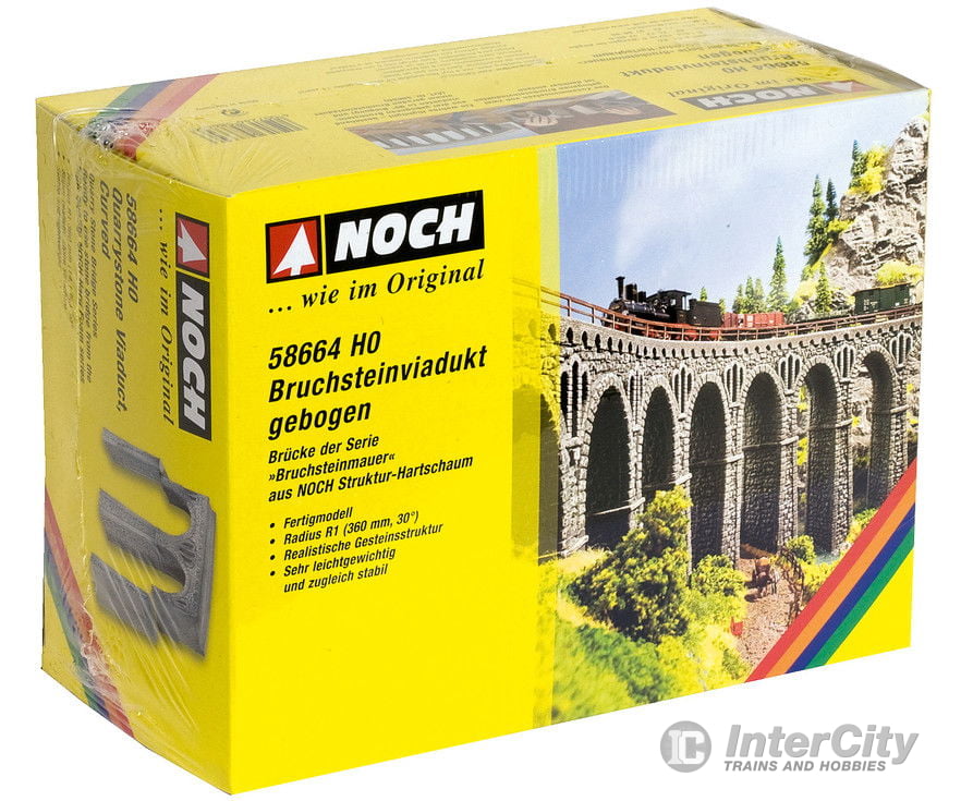 Noch 58664 HO Quarrystone Viaduct curved Tunnels & Bridges