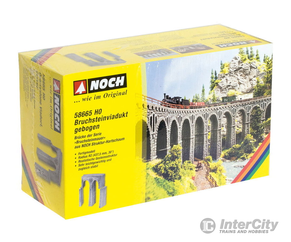 Noch 58665 HO Quarrystone Viaduct curved Tunnels & Bridges