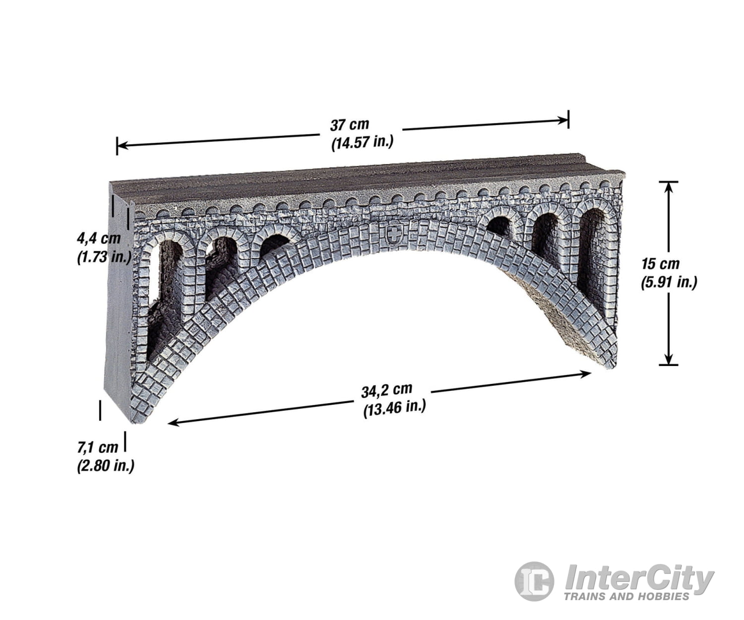 Noch 58670 HO Rhône Viaduct Tunnels & Bridges