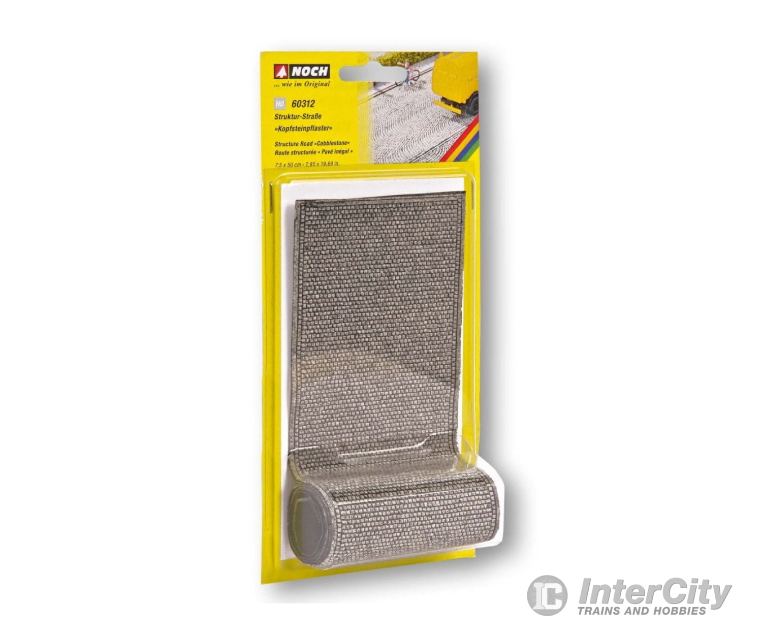 Noch 60312 HO Structured Road ’Cobblestones’ Roads and Streets