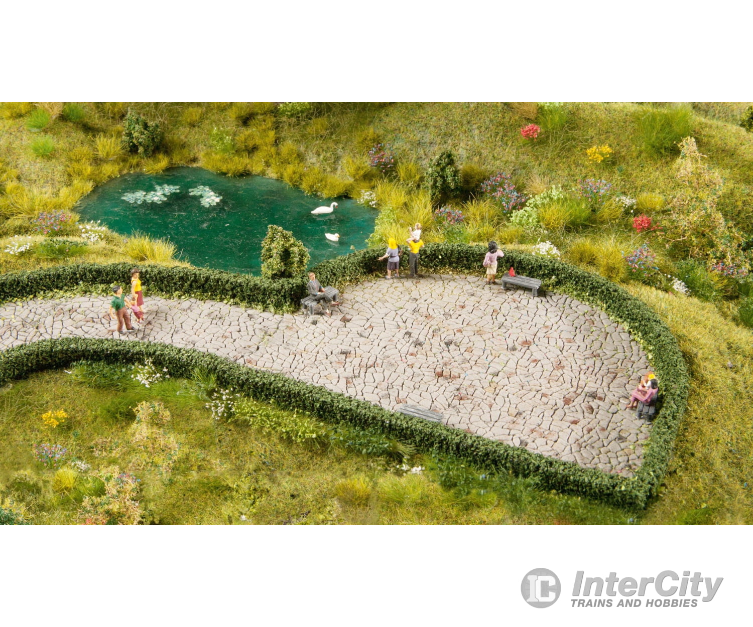 Noch 60365 HO 3D Structured Sheet ’Flagstones’ Roads and Streets