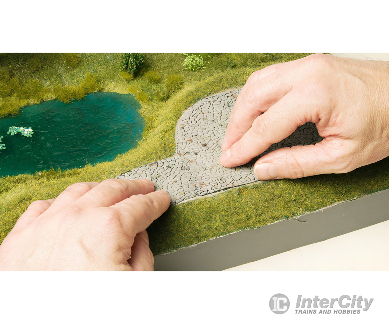 Noch 60365 HO 3D Structured Sheet ’Flagstones’ Roads and Streets