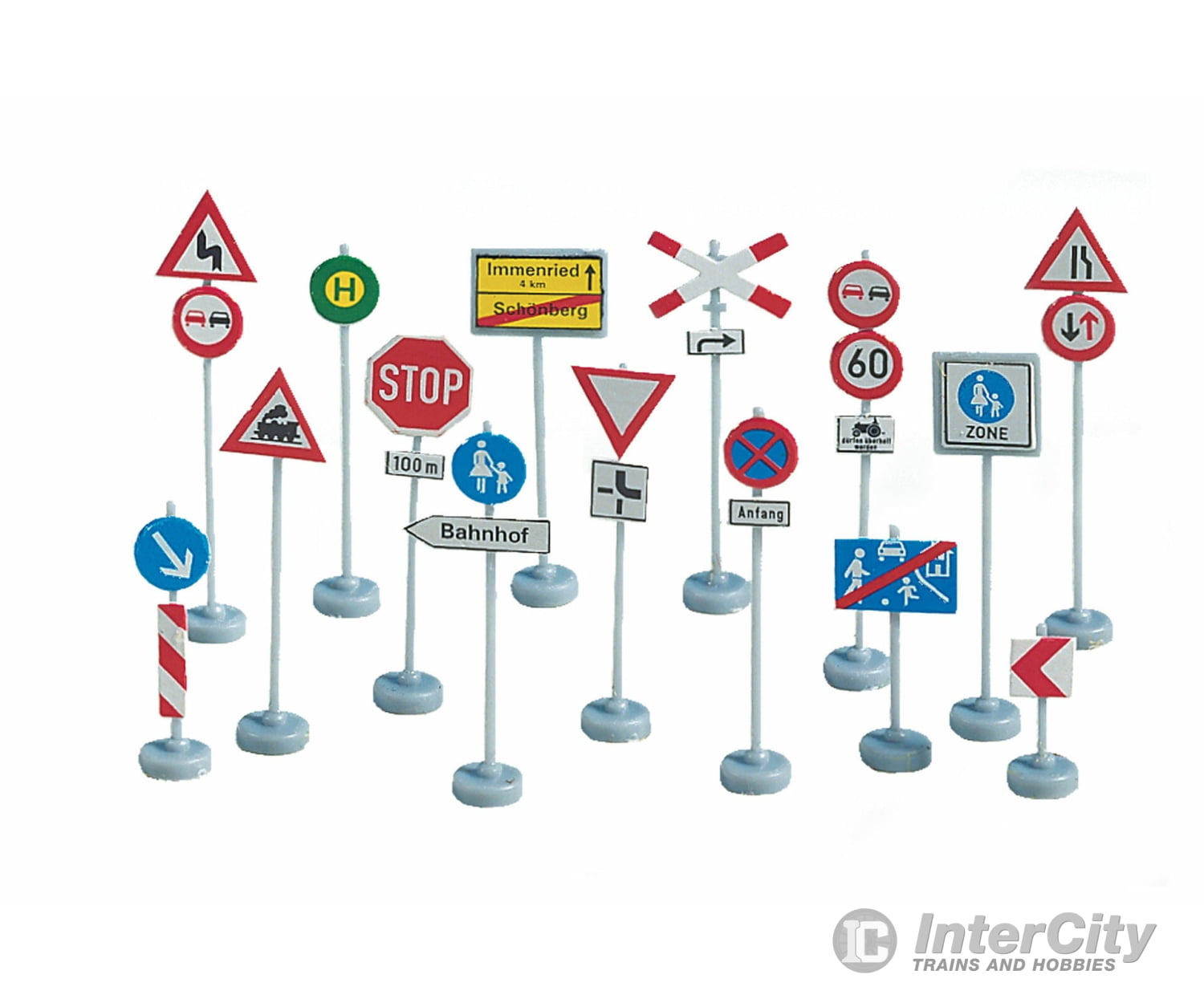 Noch 60521 HO Assorted Traffic Signs Roads and Streets