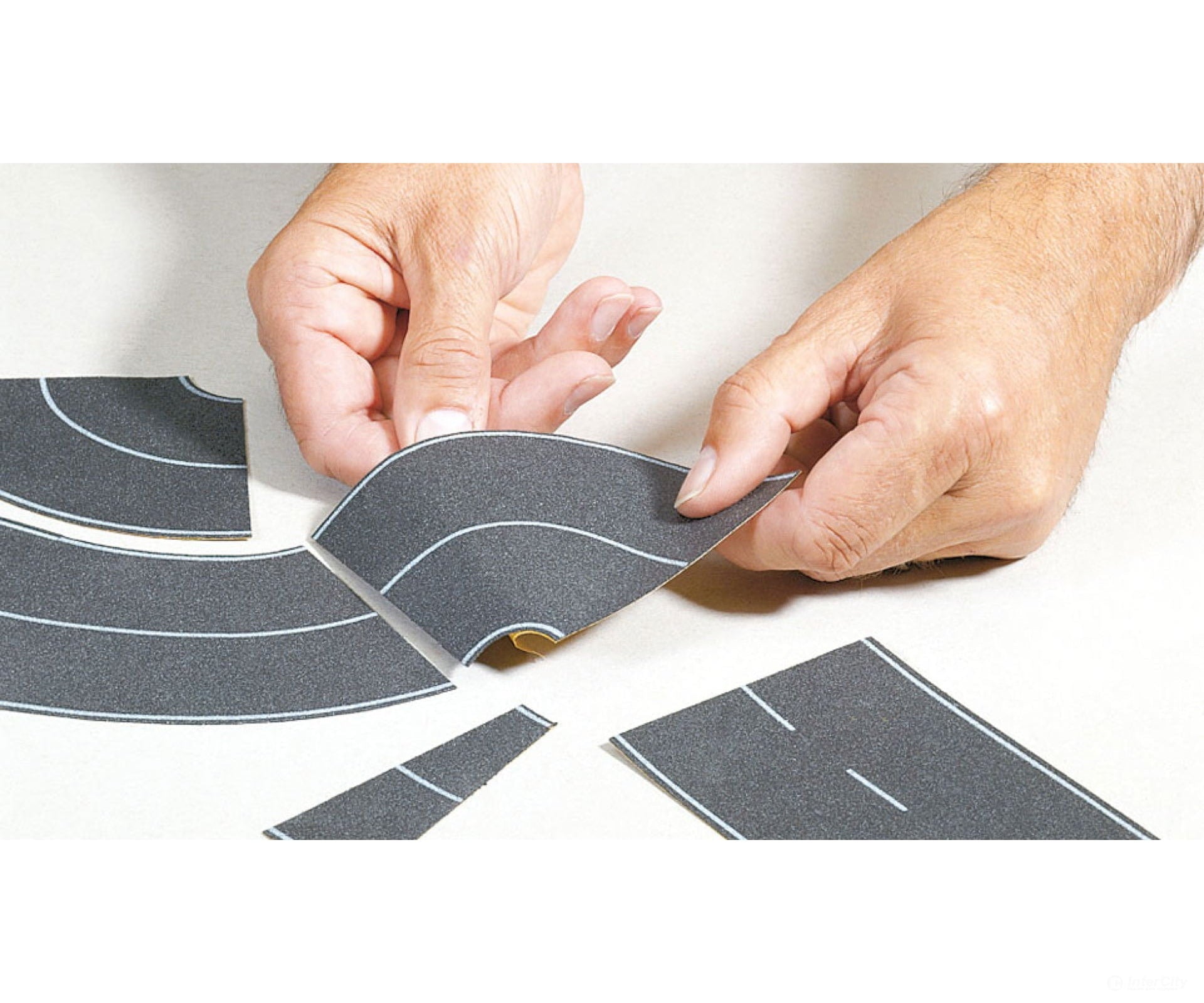 Noch 60701 HO Main Road Universal Curve Asphalt Roads and Streets