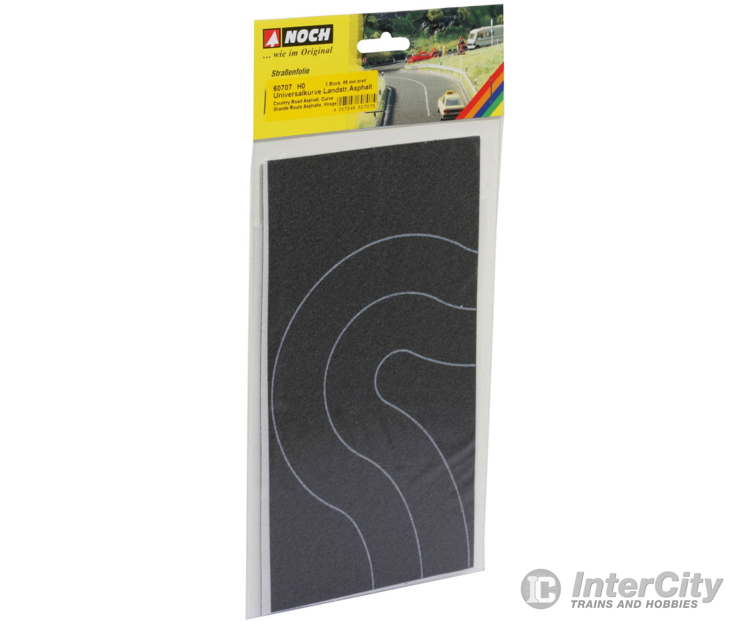 Noch 60707 HO Country Road Universal Curve Roads and Streets