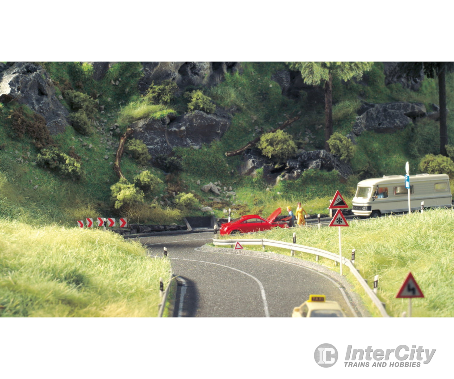 Noch 60710 HO Universal Curve Grey Roads and Streets