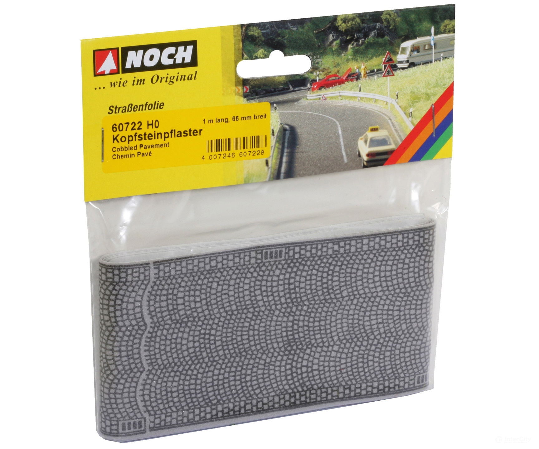 Noch 60722 HO Cobbled Pavement Roads and Streets