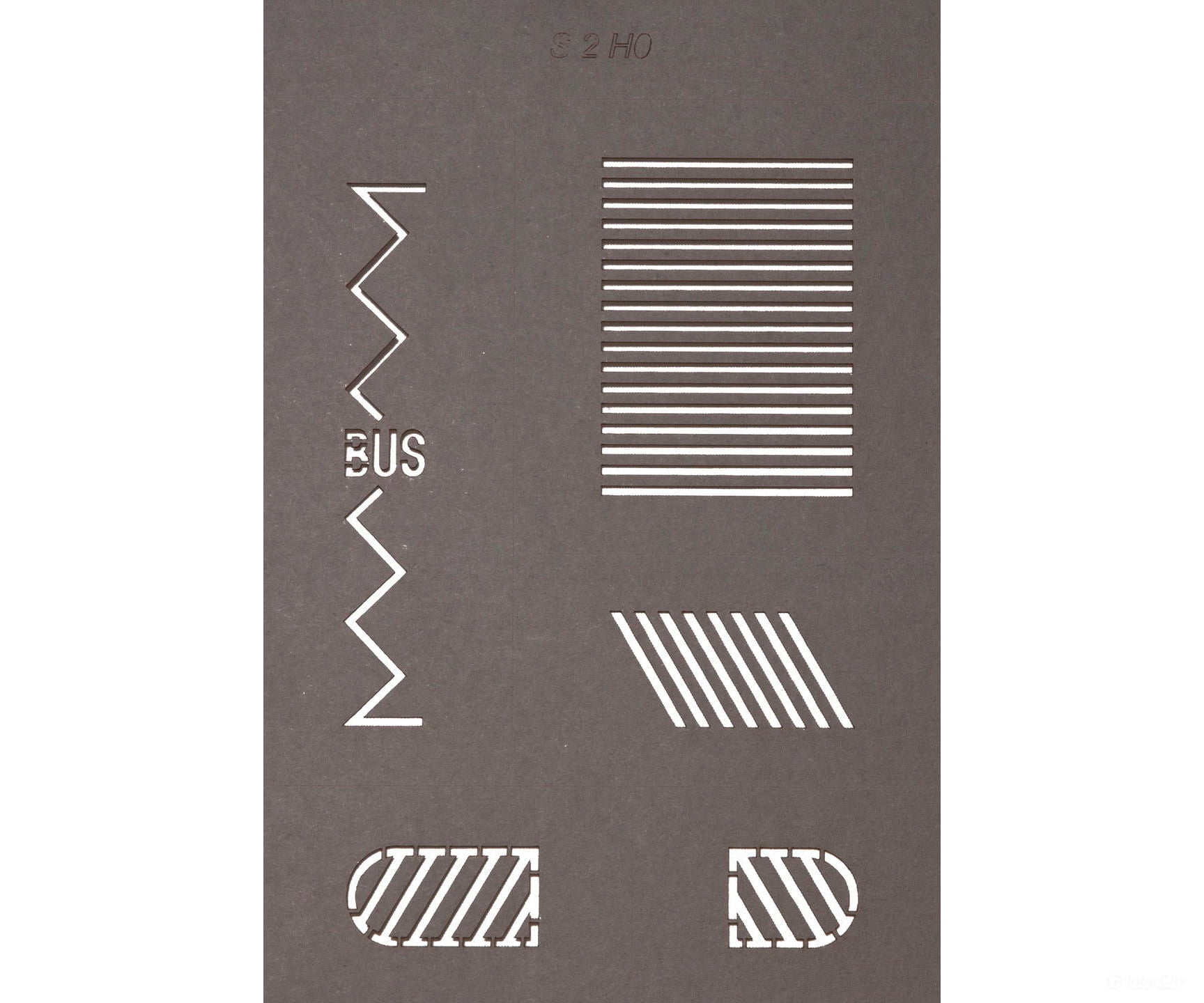 Noch 60745 HO Road Marking Stencils Roads and Streets