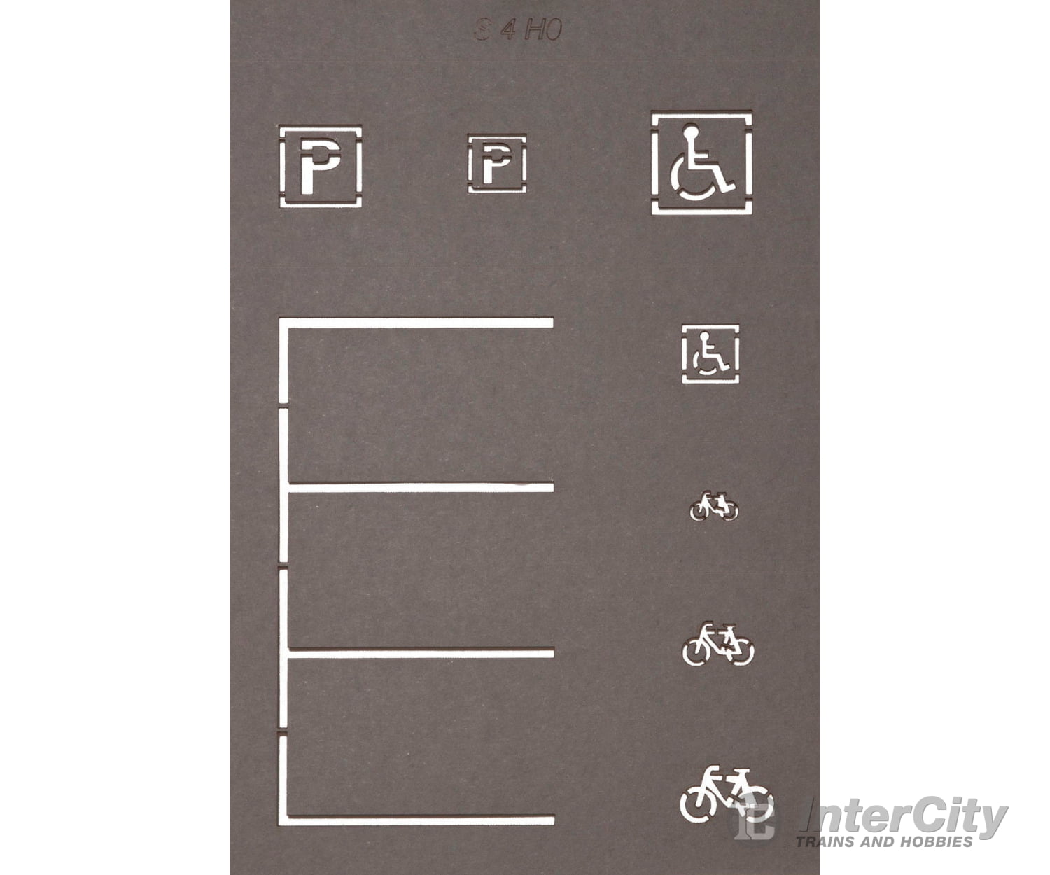 Noch 60745 HO Road Marking Stencils Roads and Streets