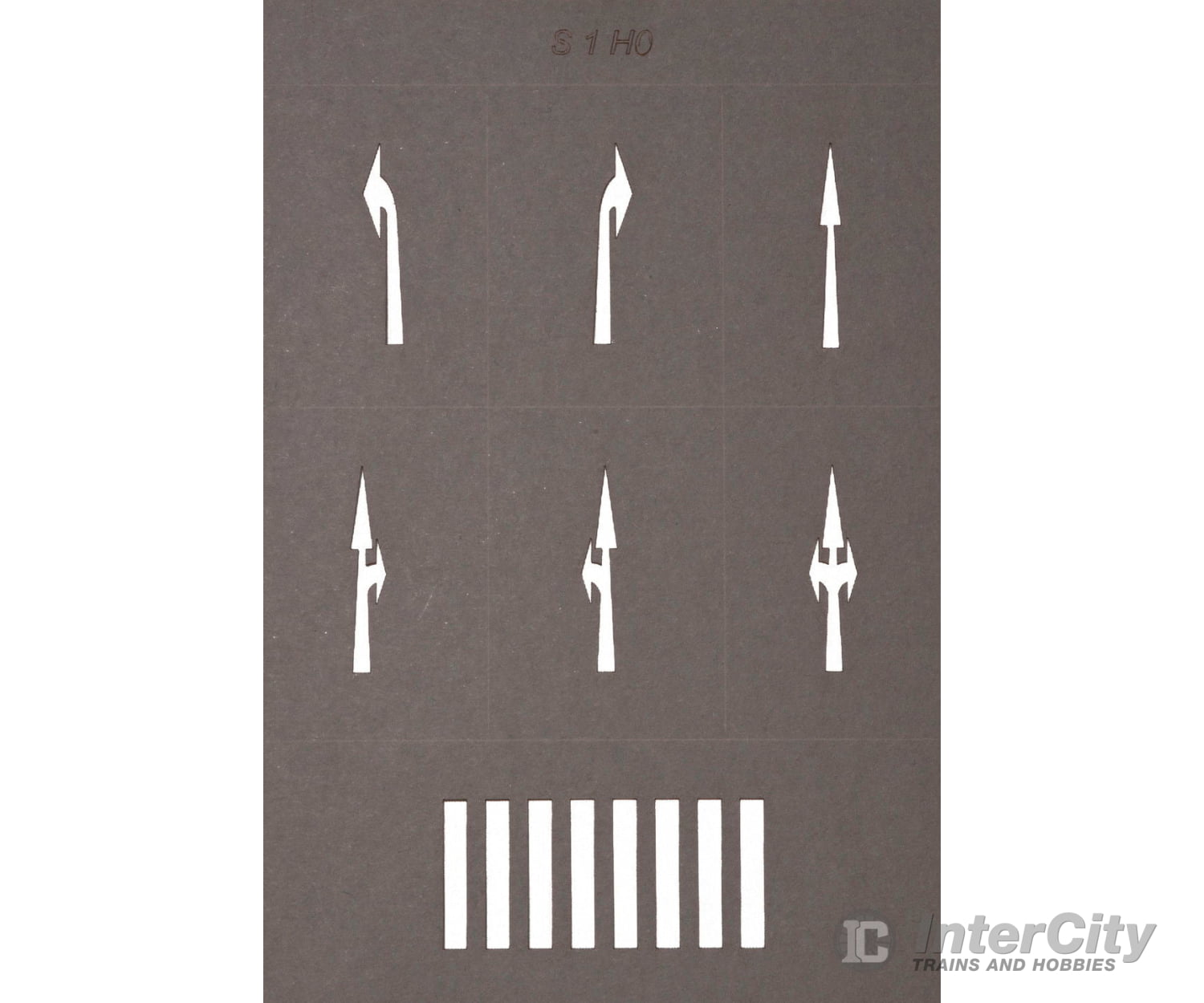 Noch 60745 HO Road Marking Stencils Roads and Streets