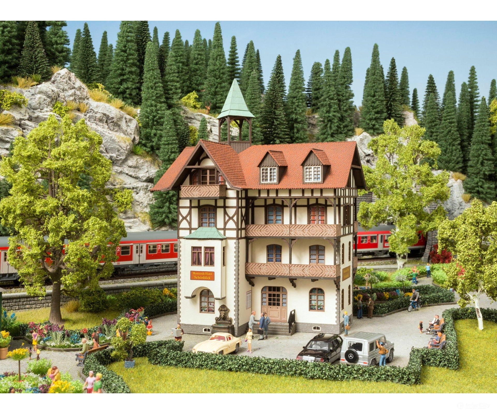 Noch 63407 N Romantic hotel ’Schönblick’ Structures