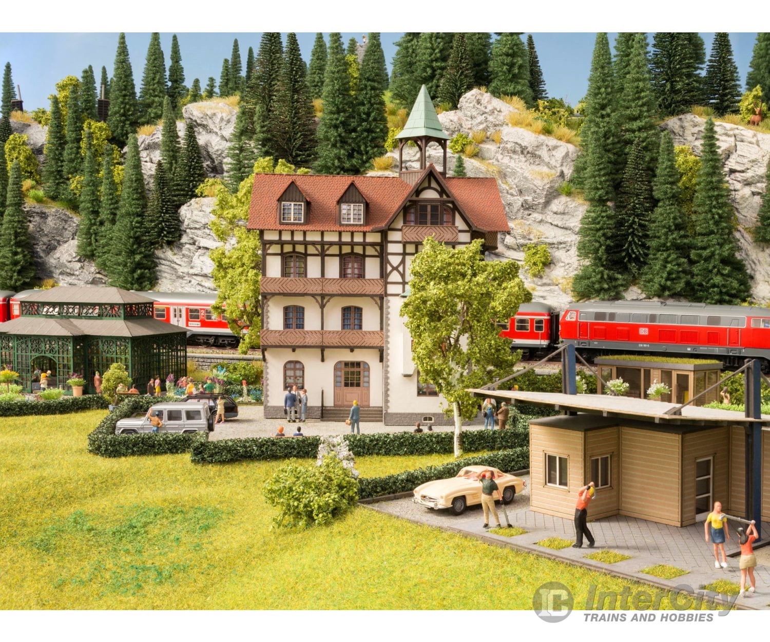 Noch 63407 N Romantic hotel ’Schönblick’ Structures