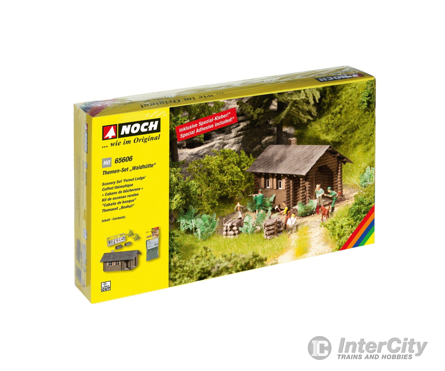 Noch 65606 HO Themed Set ’Forest Hut’ Structures