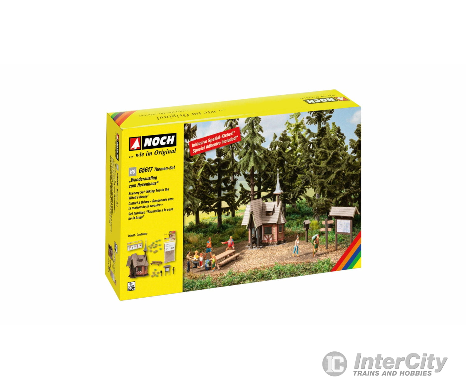 Noch 65617 HO Scenery Set ‘Hiking Trip to the Witch’s house Structures