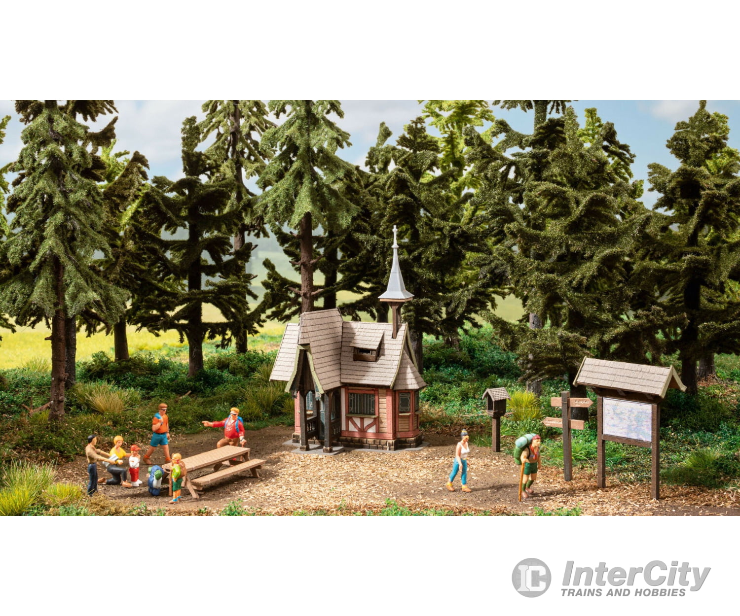 Noch 65617 HO Scenery Set ‘Hiking Trip to the Witch’s house Structures