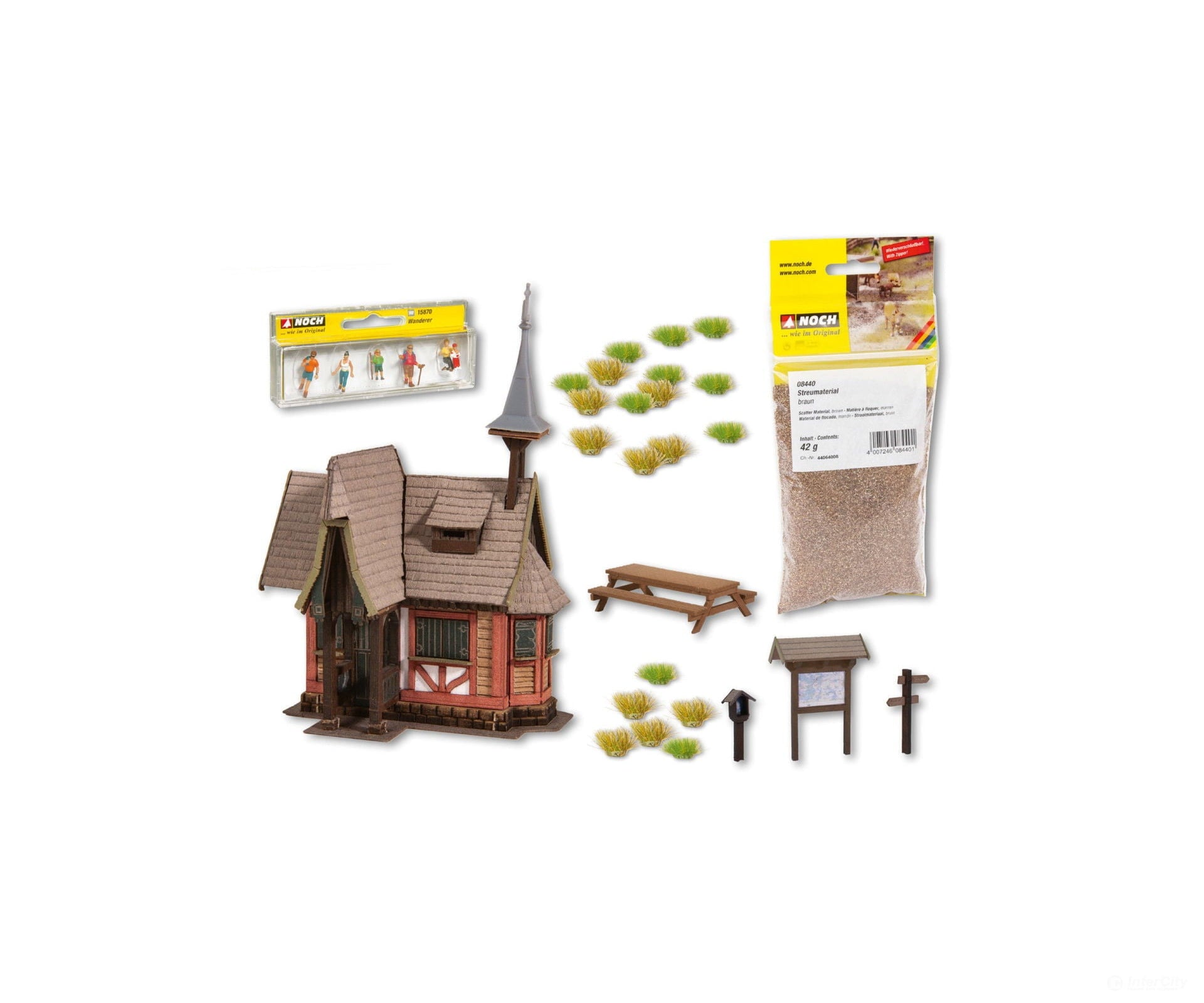 Noch 65617 HO Scenery Set ‘Hiking Trip to the Witch’s house Structures