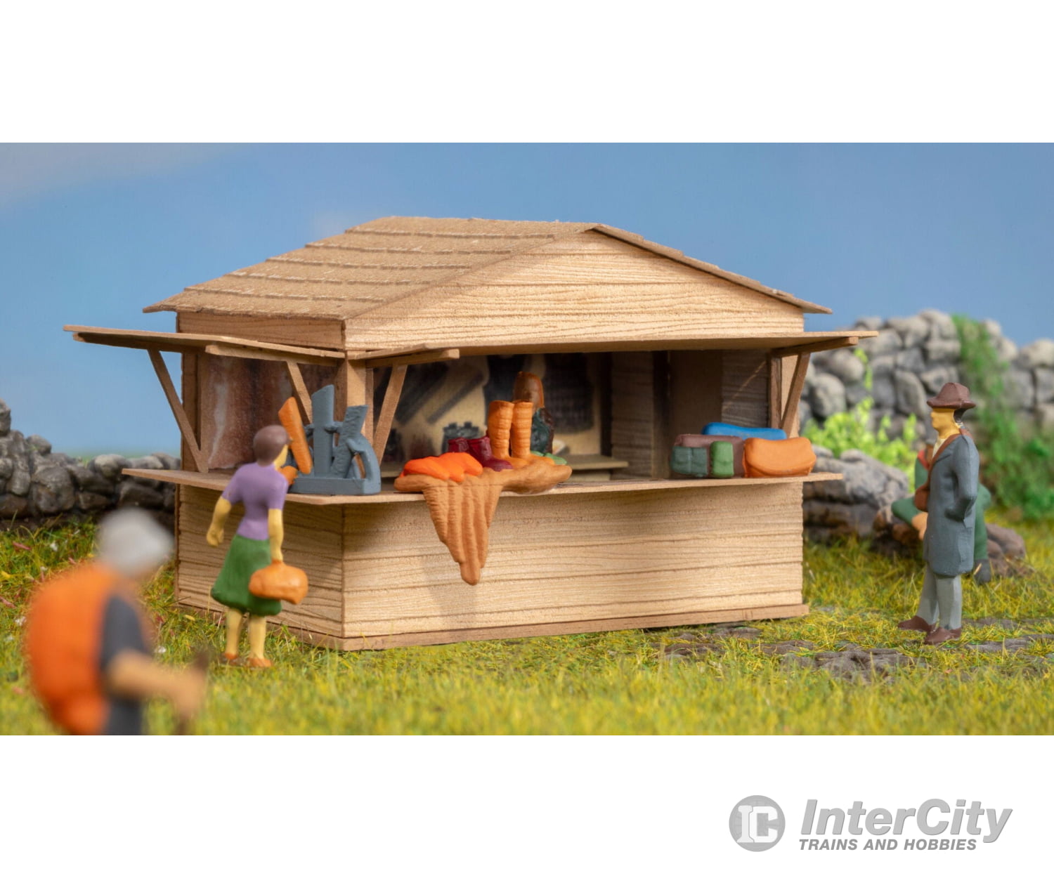 Noch 65618 HO Themed Set ‘Mediaeval Market’ Structures