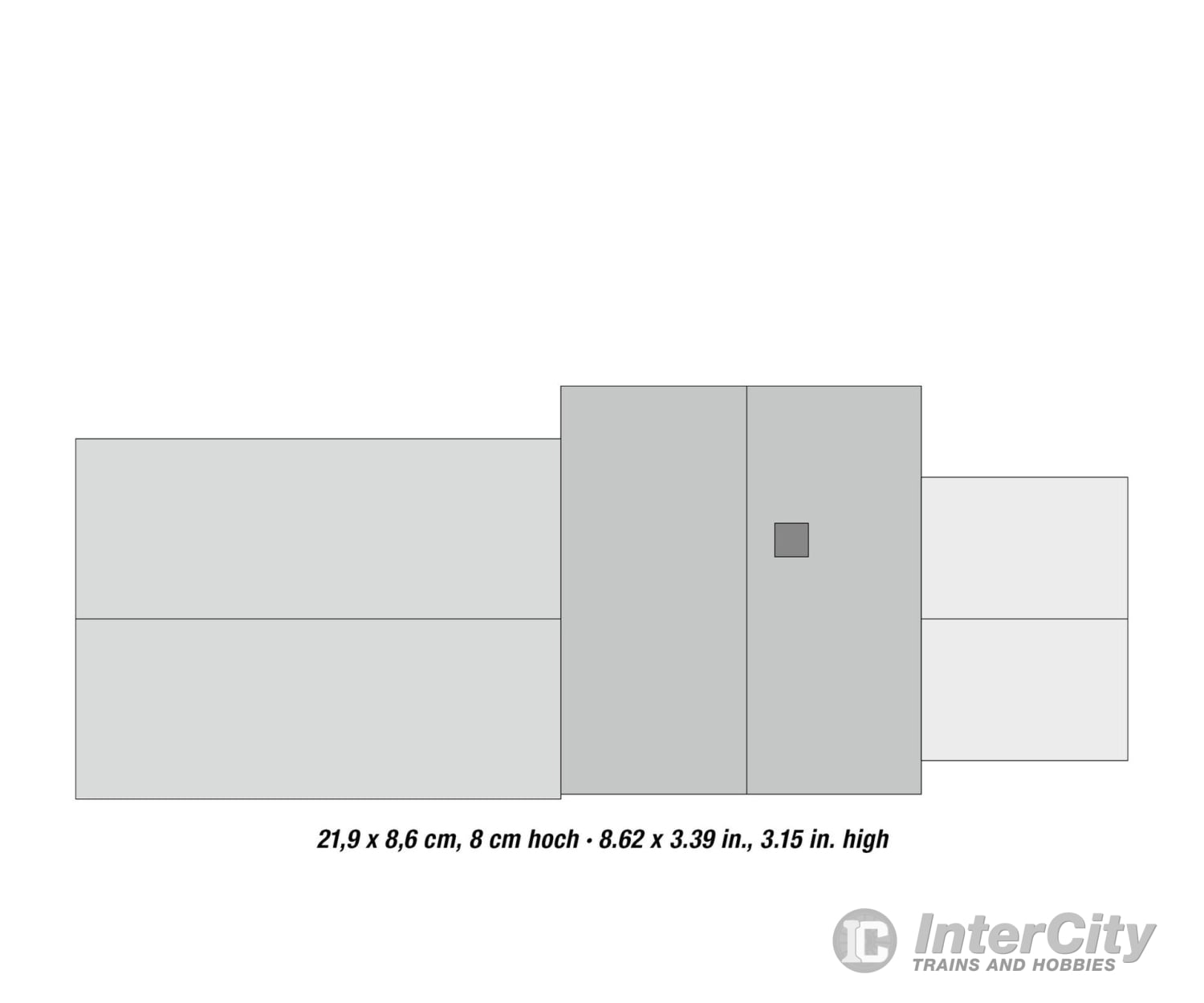 Noch 66001 HO Train Stop ’Amtzell’ Structures