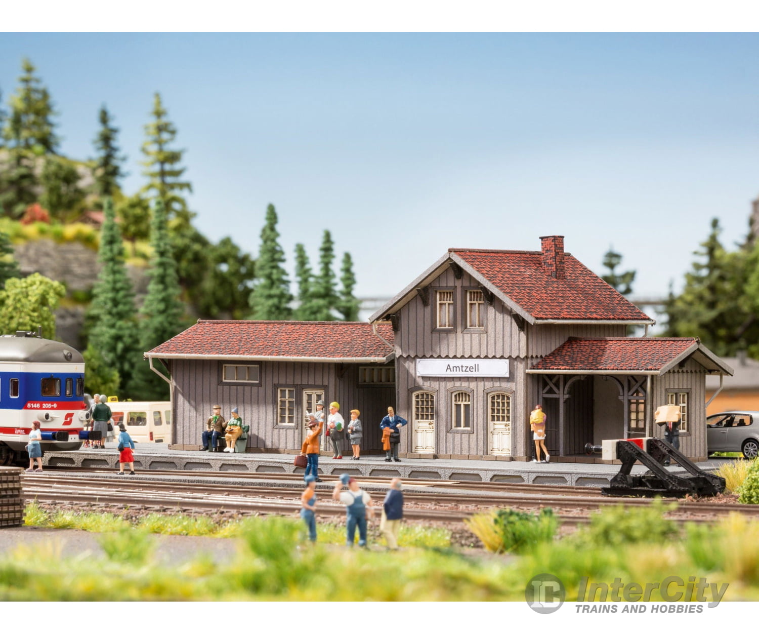 Noch 66001 HO Train Stop ’Amtzell’ Structures