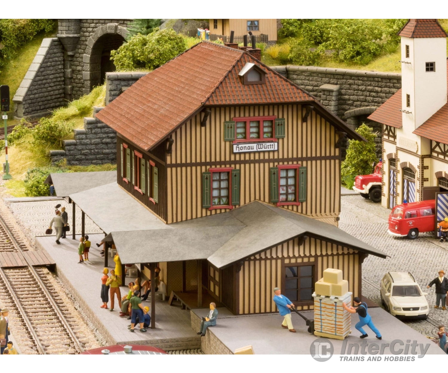 Noch 66007 HO Station ’honau’ Structures