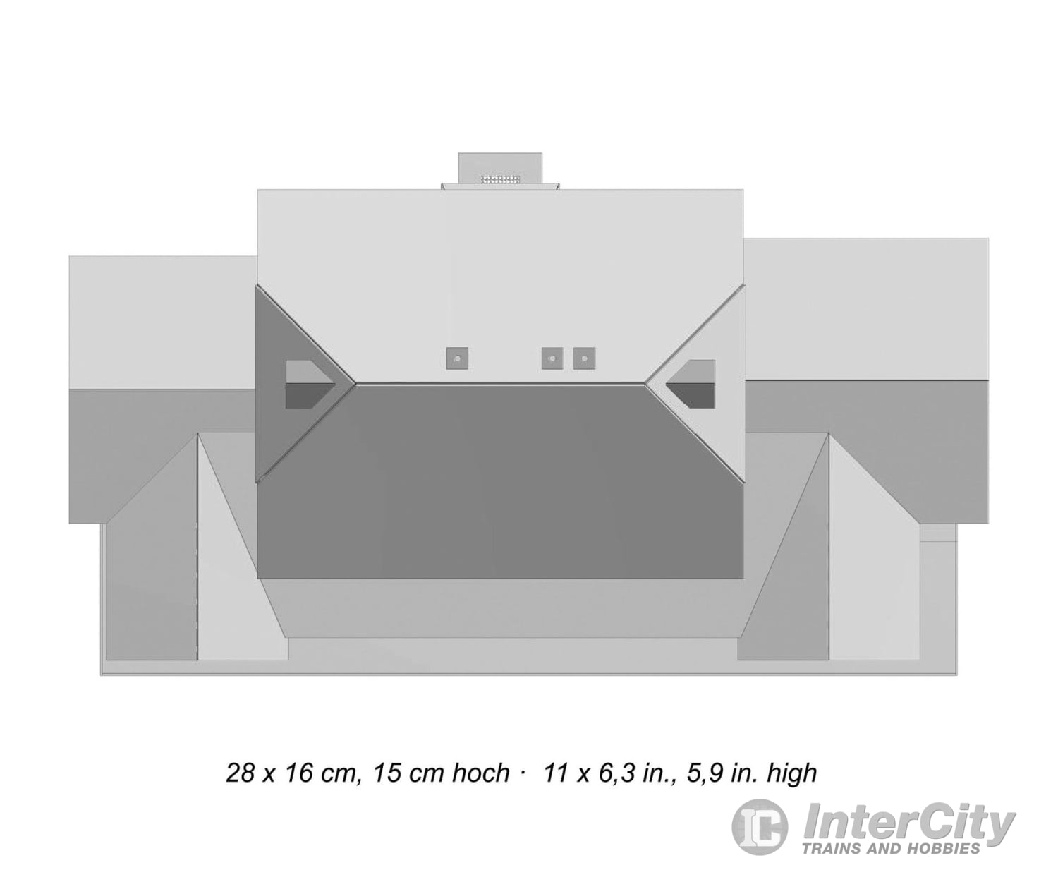 Noch 66007 HO Station ’honau’ Structures