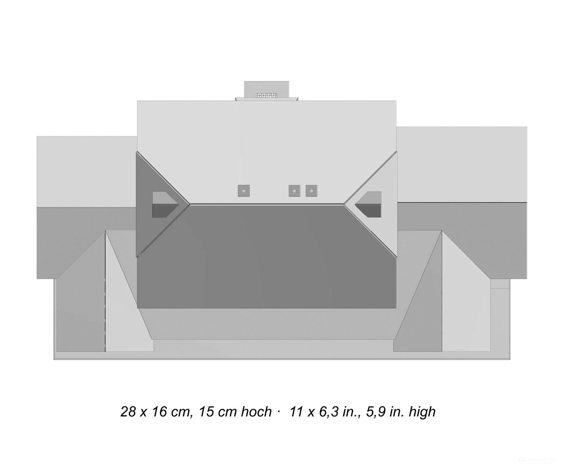 Noch 66007 HO Station ’honau’ Structures