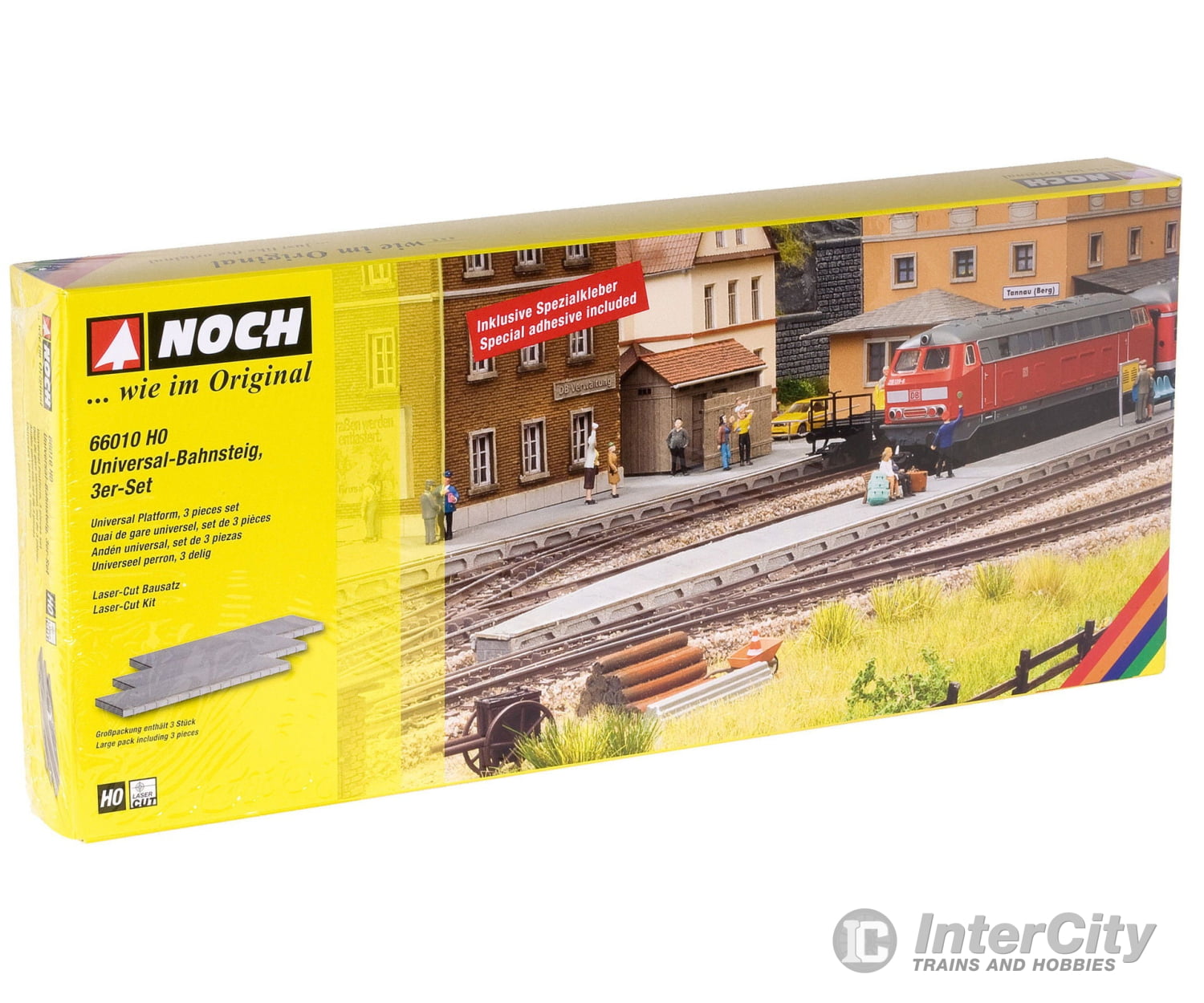 Noch 66010 HO Universal Platform 3-Piece Set Structures