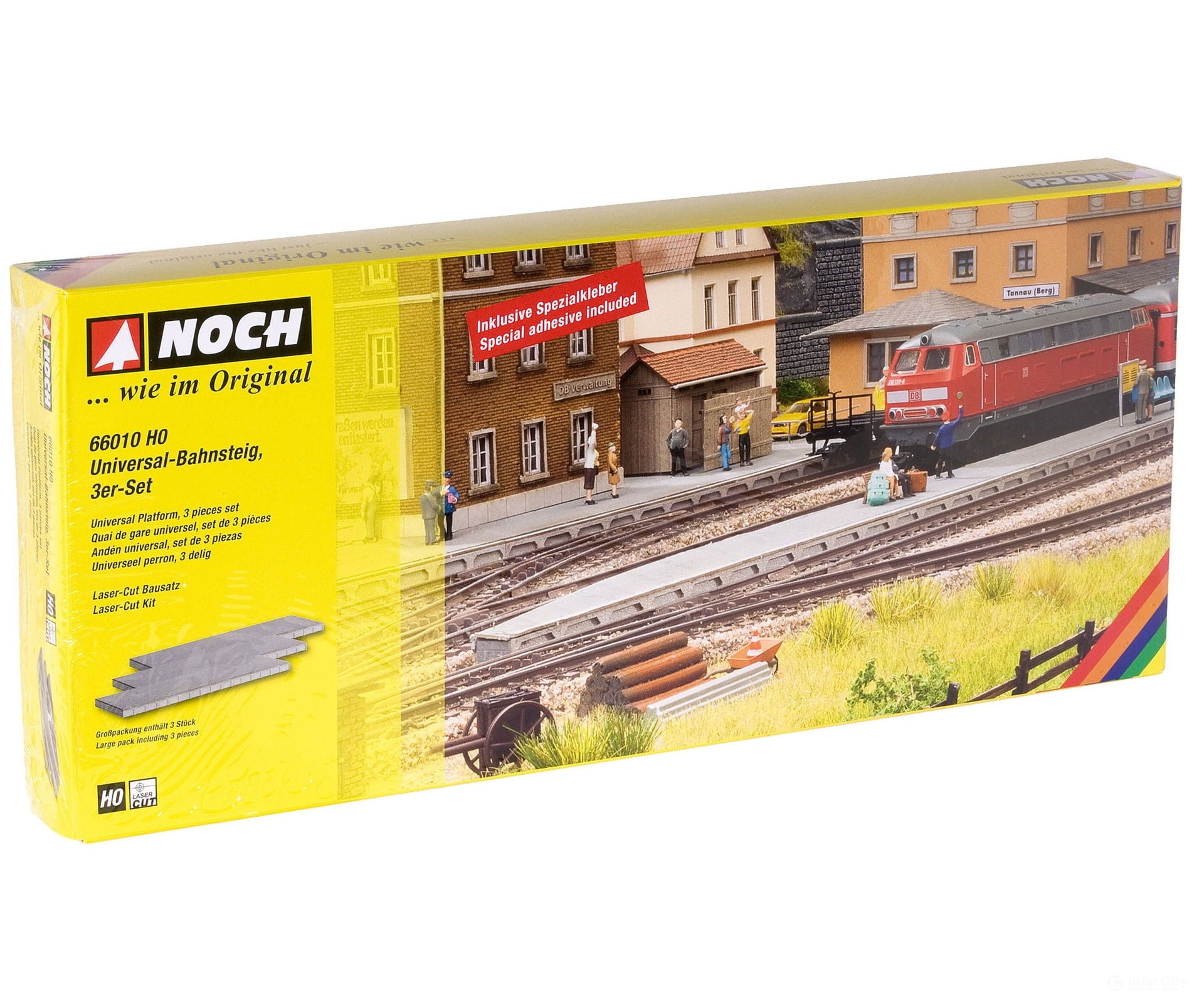 Noch 66010 HO Universal Platform 3-Piece Set Structures