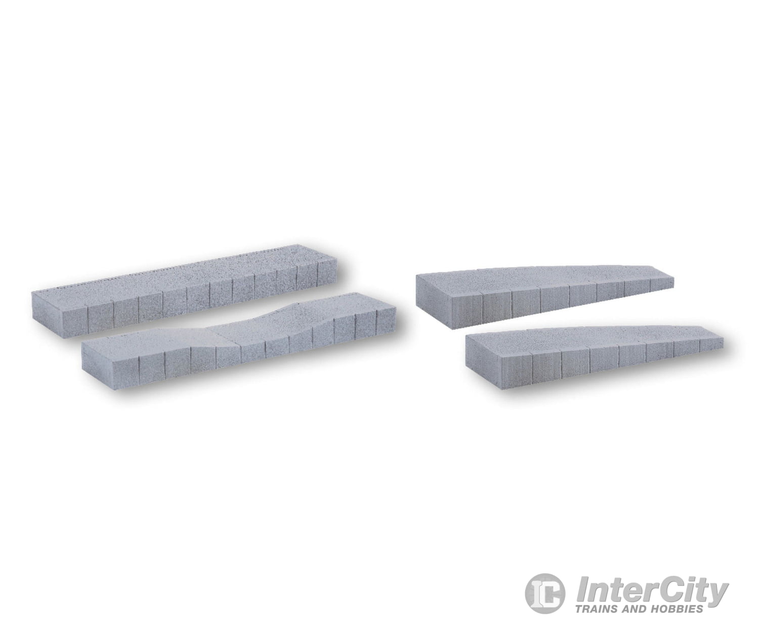 Noch 66020 HO Platform Era III – IV Set (4-Part) Structures