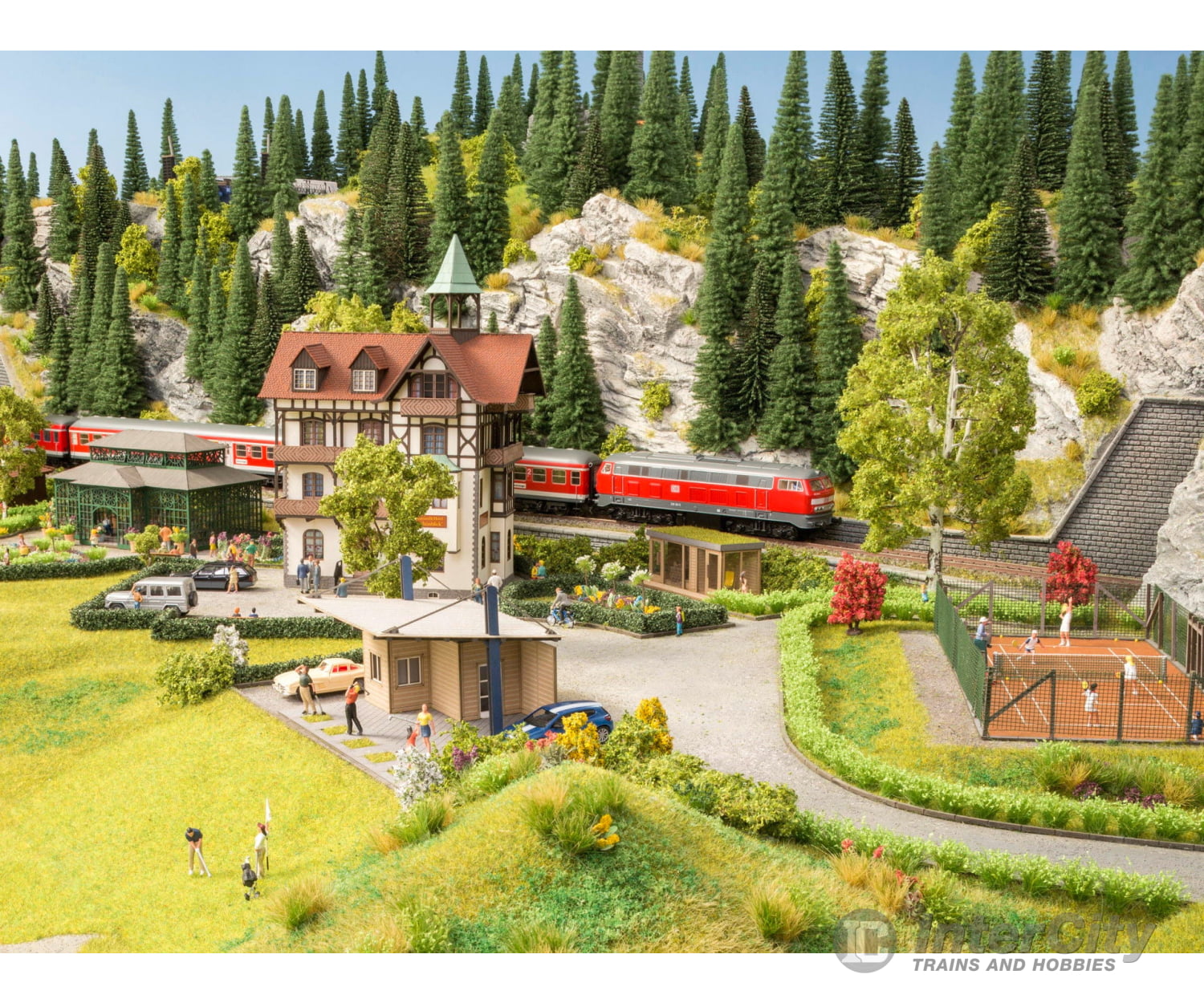 Noch 66407 HO Romantic hotel ’Schönblick’ Structures