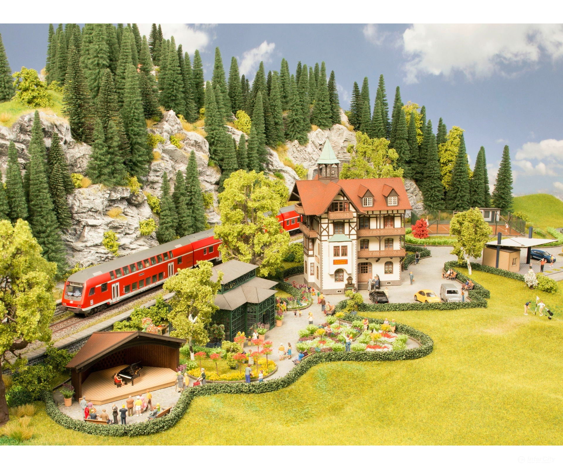 Noch 66407 HO Romantic hotel ’Schönblick’ Structures