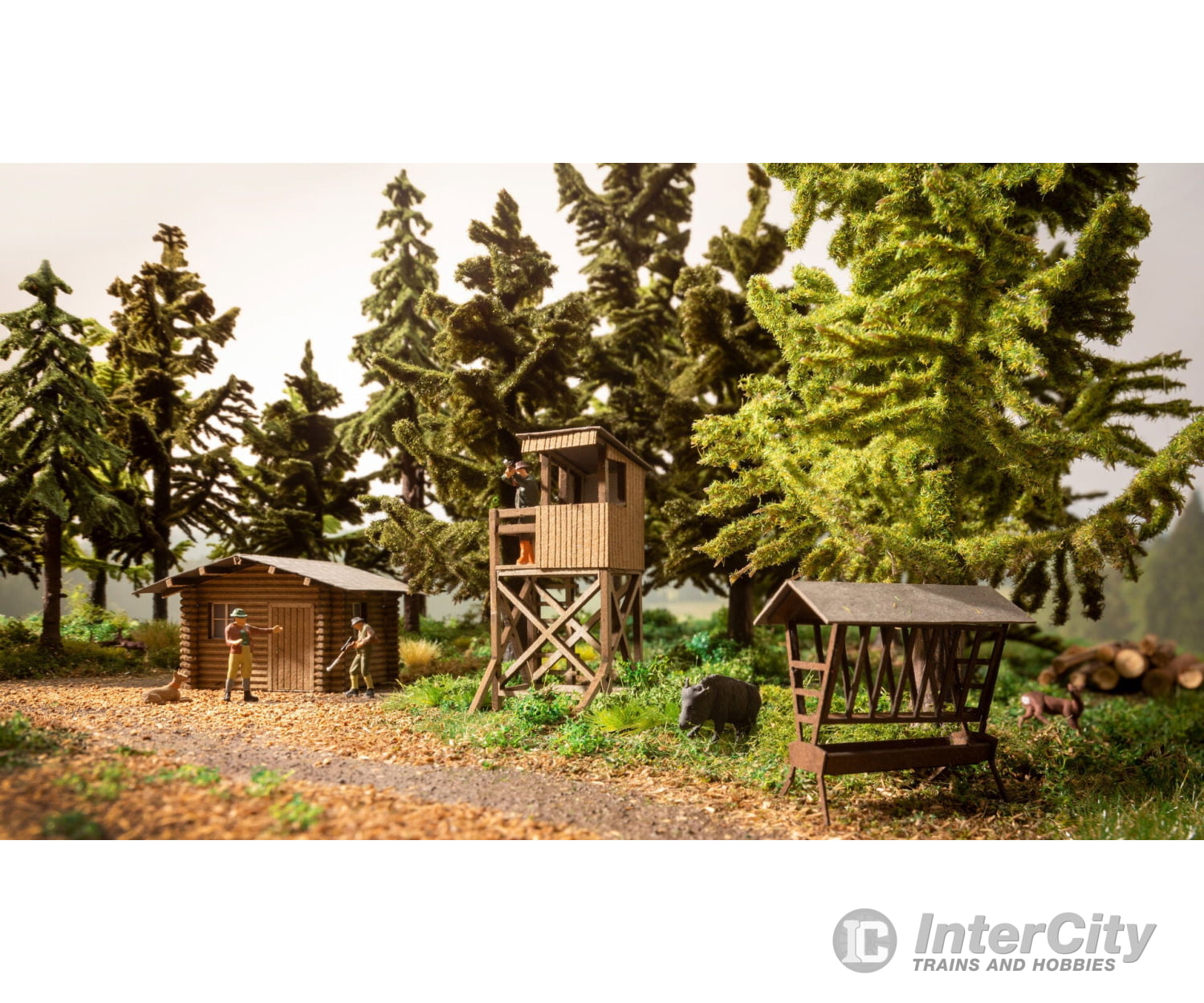 Noch 66806 HO Laser-Cut Decoration Set ‘In the Forest’ Structures