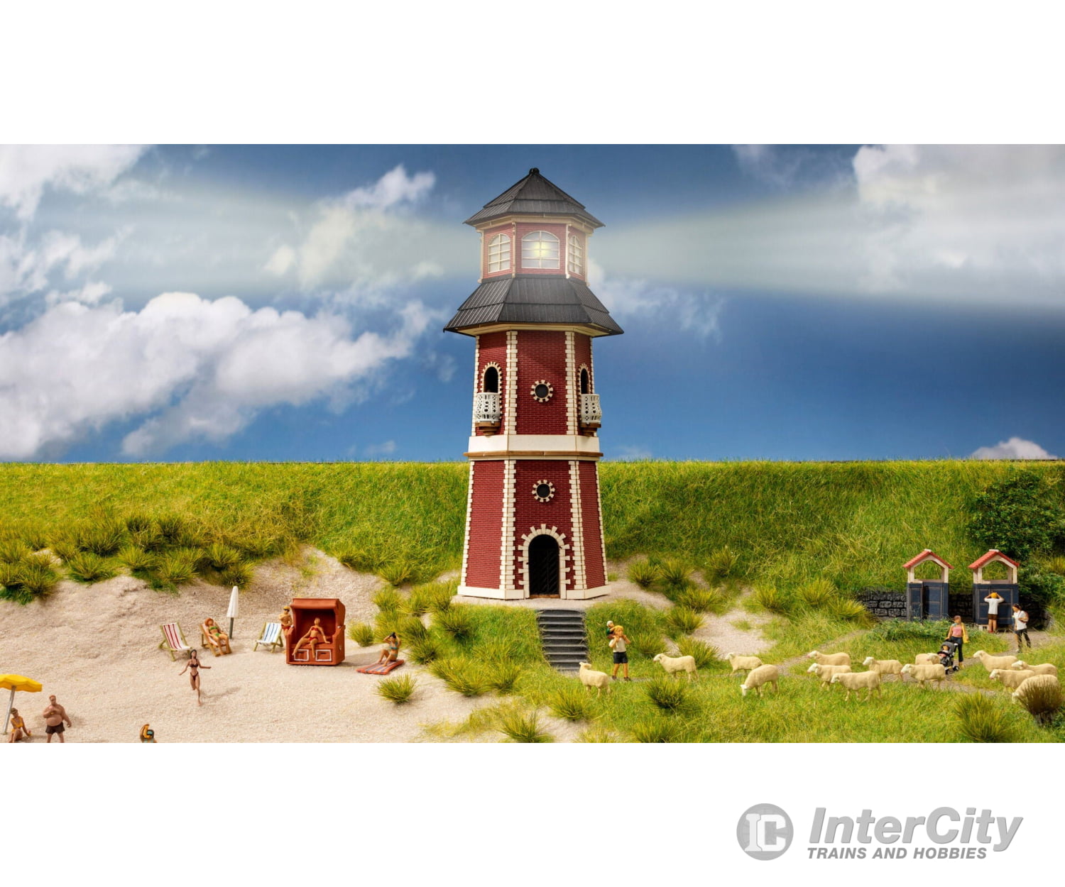 Noch 66831 HO Lighthouse with Light Signal Structures