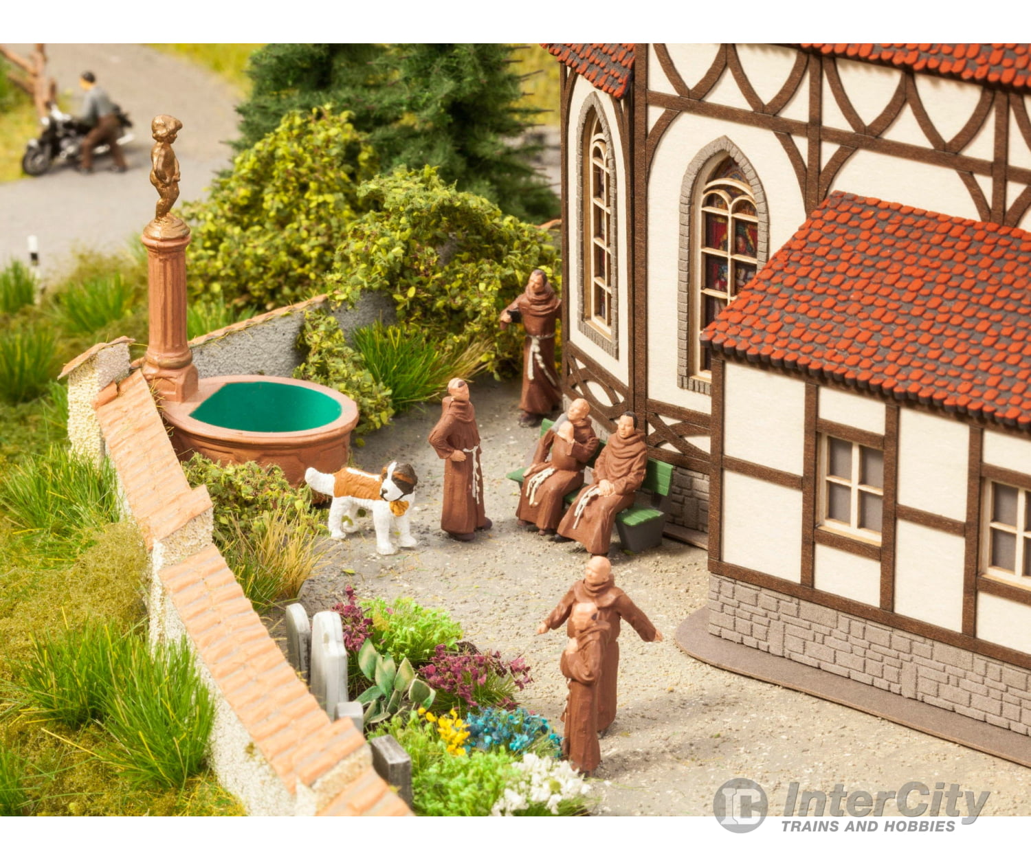 Noch 66906 HO Church ’St George’ with micro-sound Bell Ringing Structures